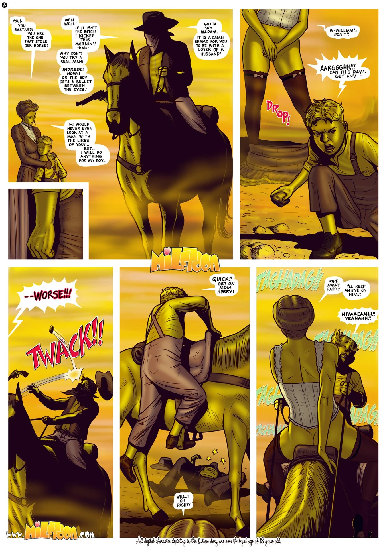 Fuck Fuck West porn comic picture 15