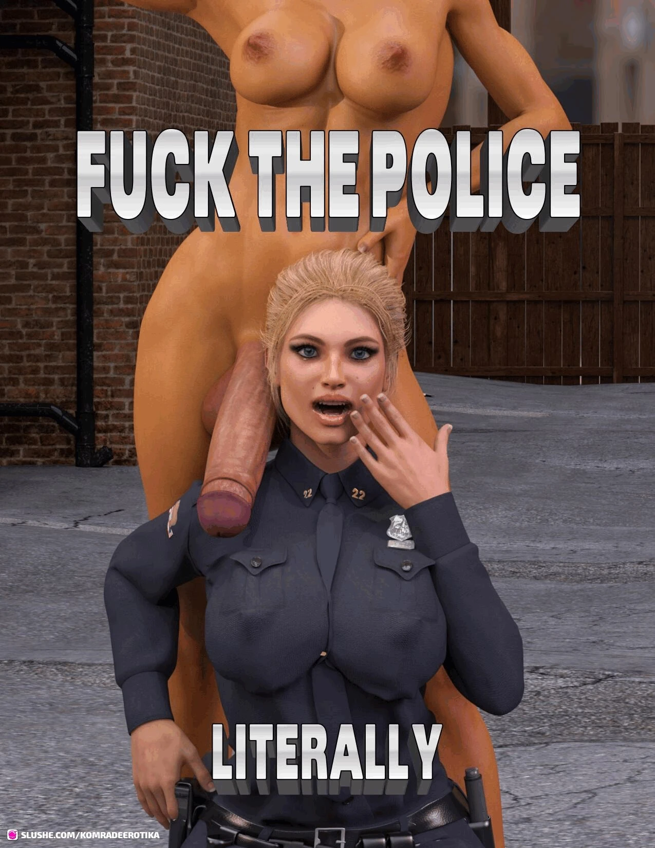Fuck The Police Literally porn comic picture 1