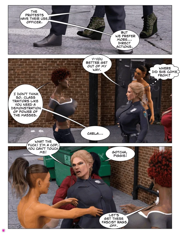 Fuck The Police Literally porn comic picture 3