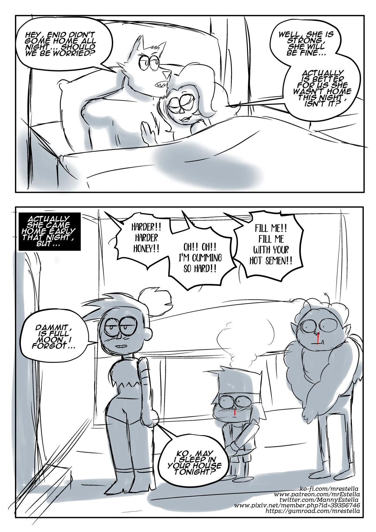 Full Moon Lovers porn comic picture 19