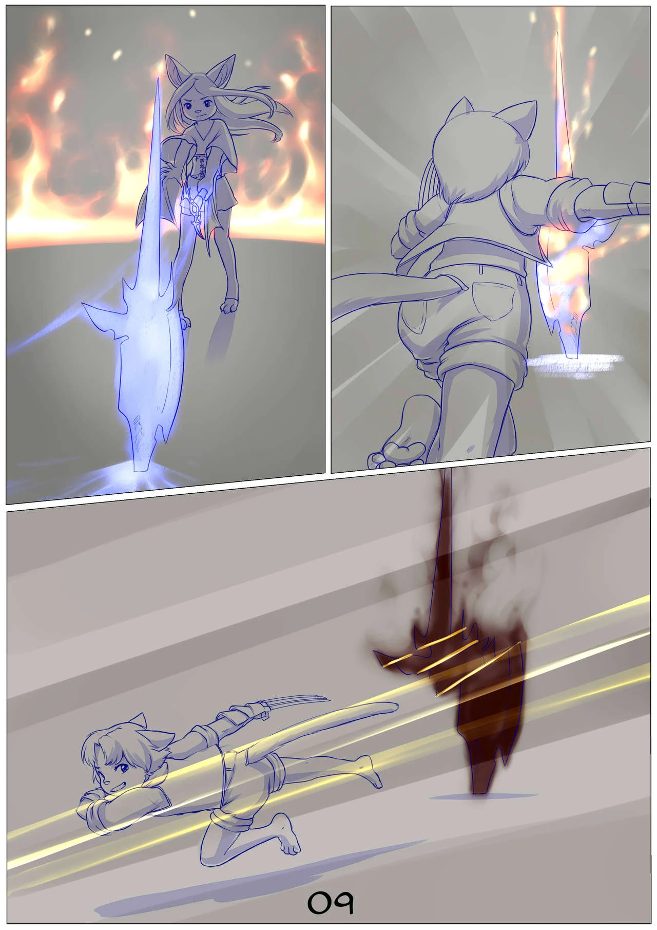 Furry Fantasy XIV Chapter 3 porn comic picture 10