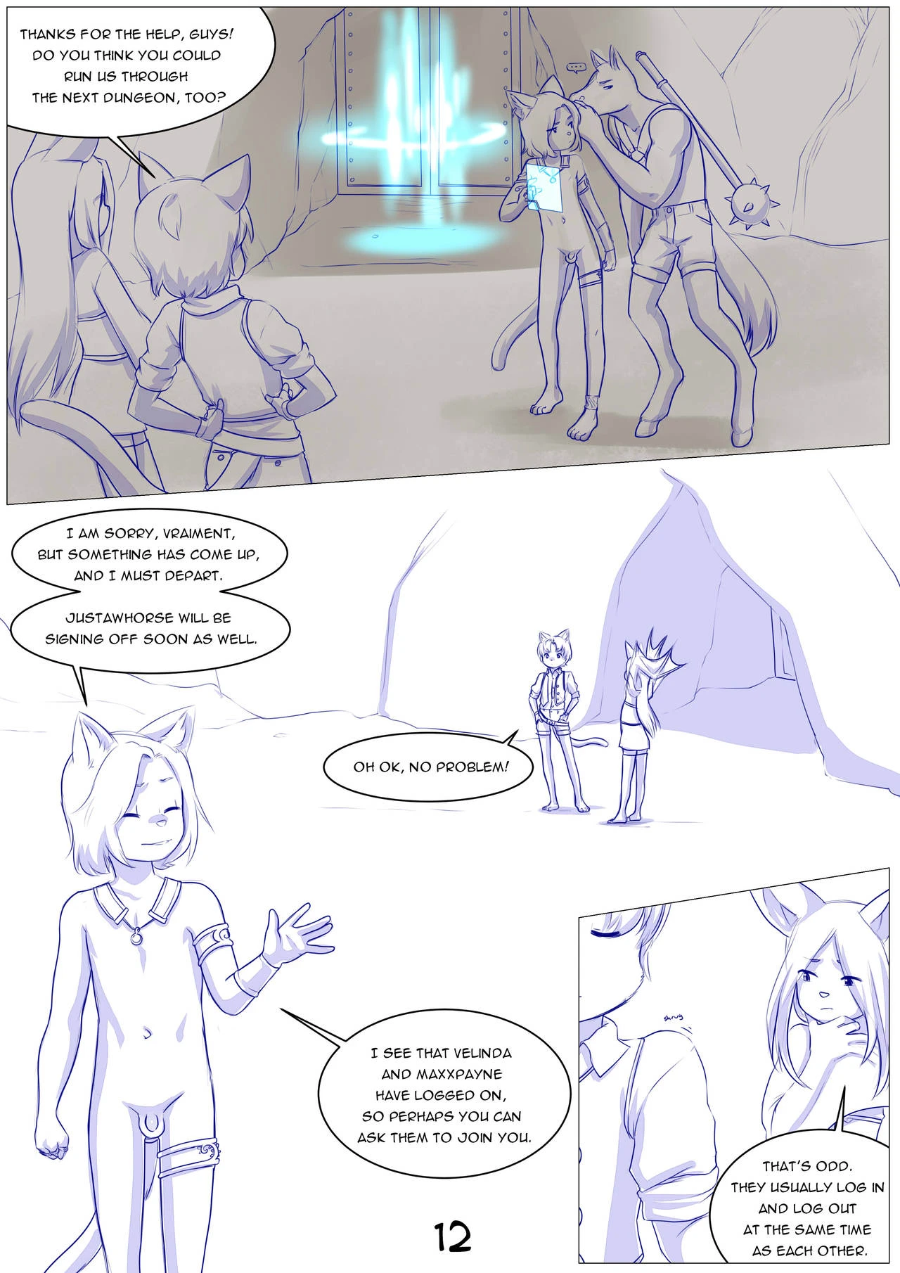 Furry Fantasy XIV Chapter 3 porn comic picture 13