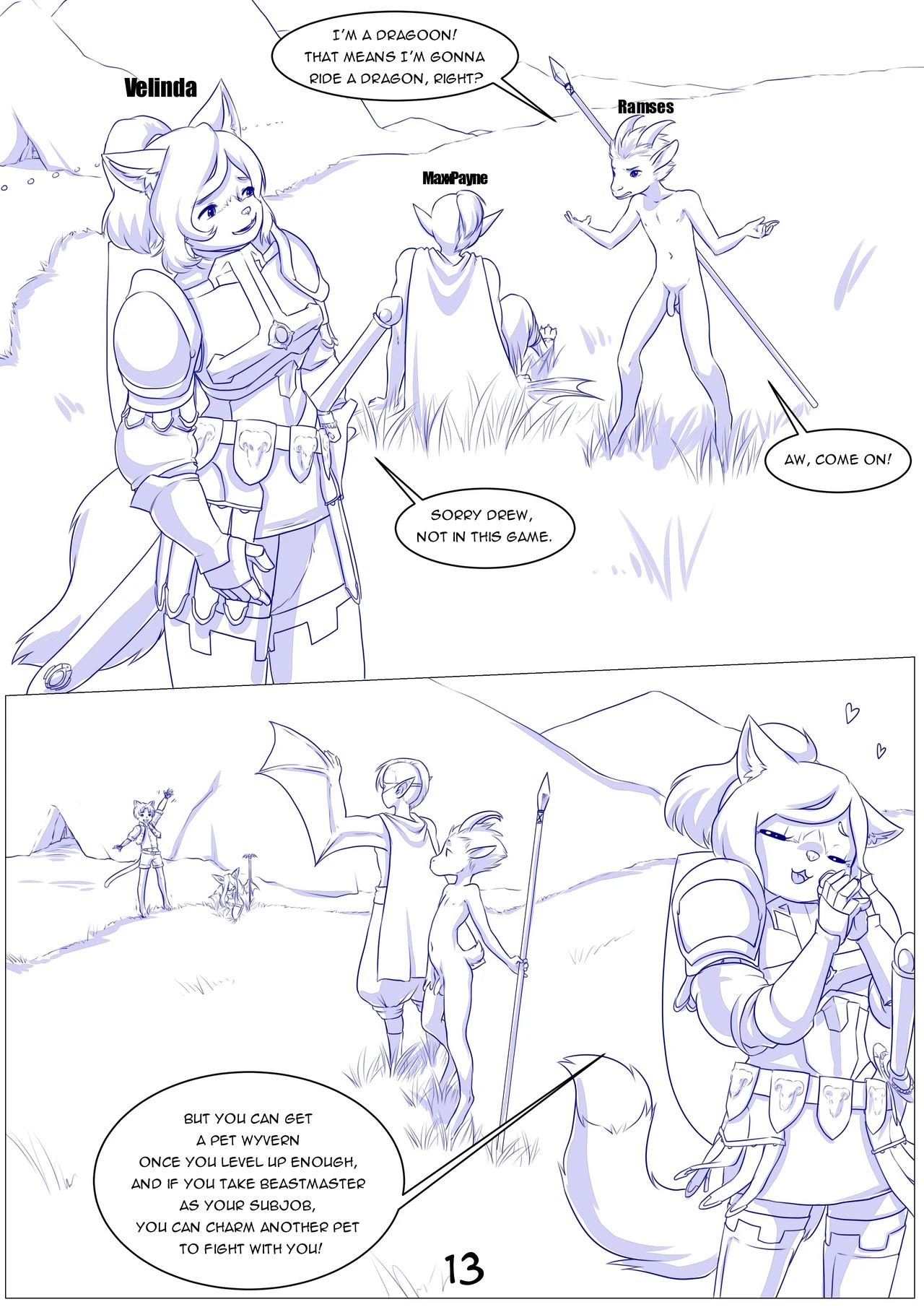 Furry Fantasy XIV Chapter 3 porn comic picture 14