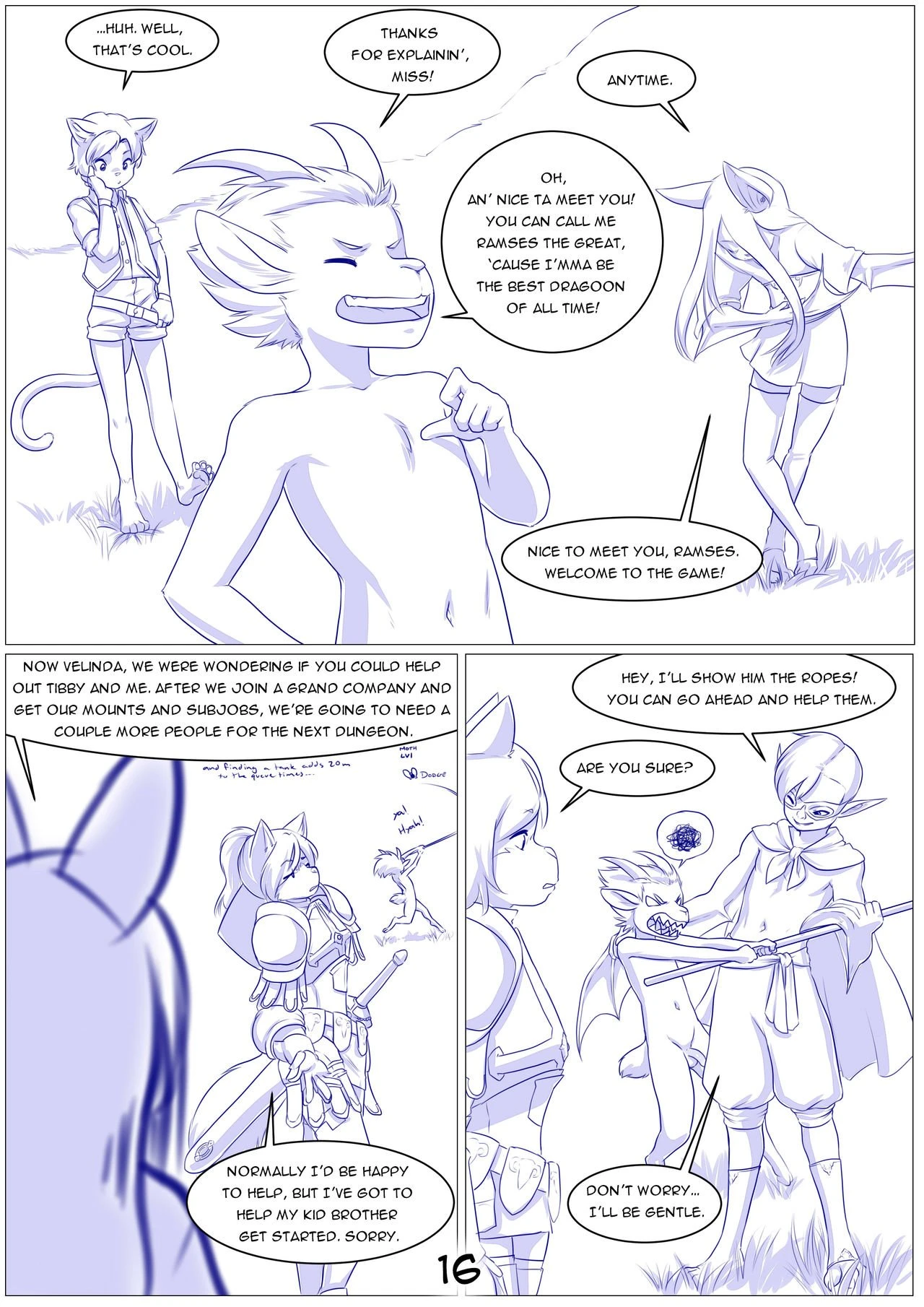 Furry Fantasy XIV Chapter 3 porn comic picture 17