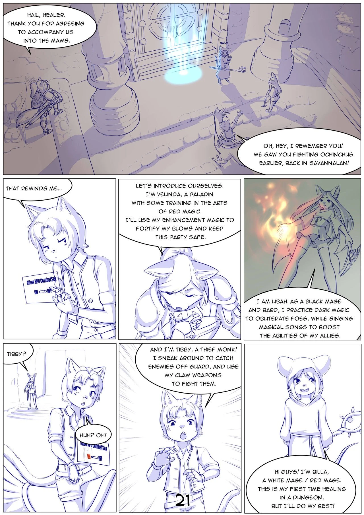 Furry Fantasy XIV Chapter 3 porn comic picture 22