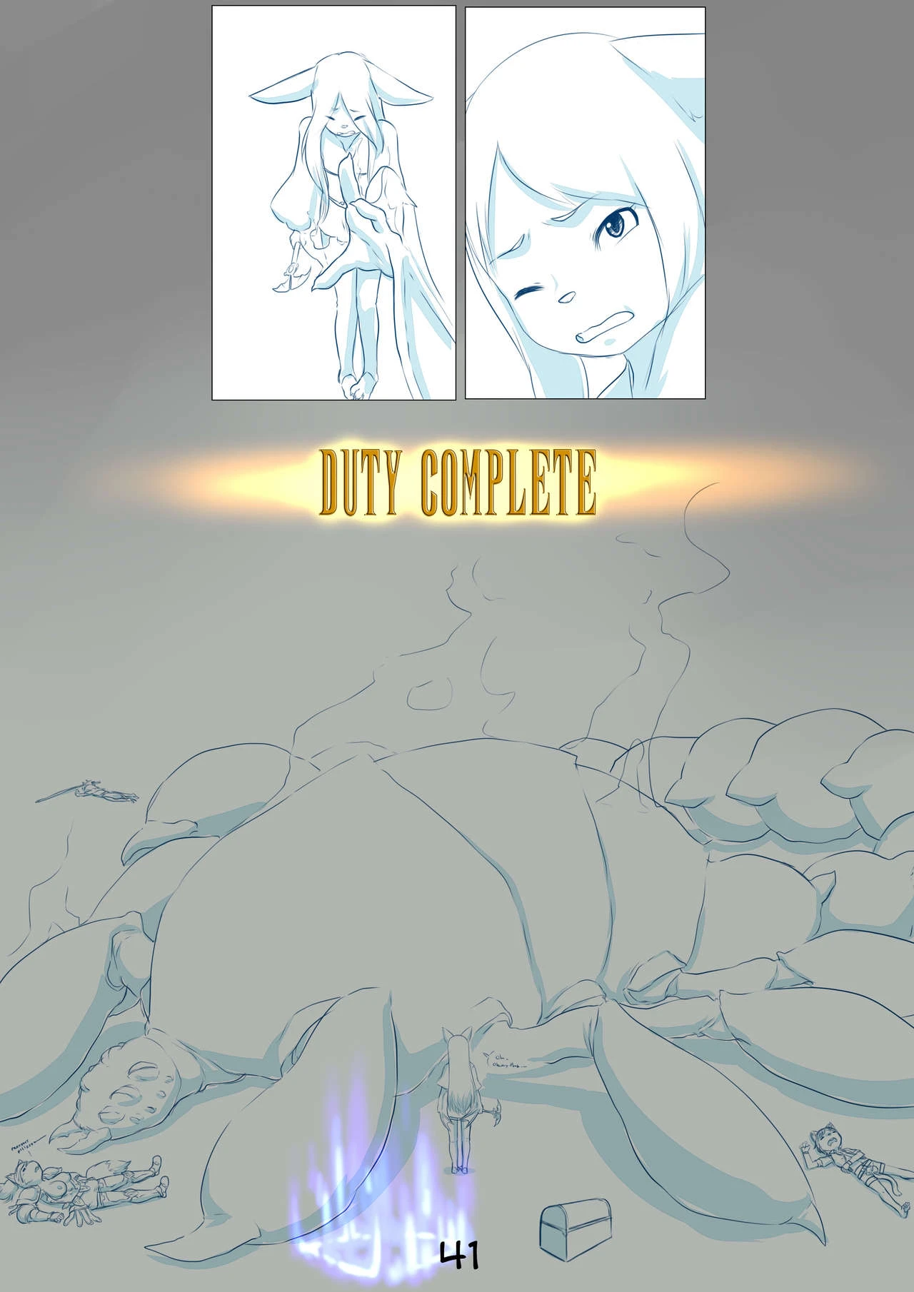 Furry Fantasy XIV Chapter 3 porn comic picture 42