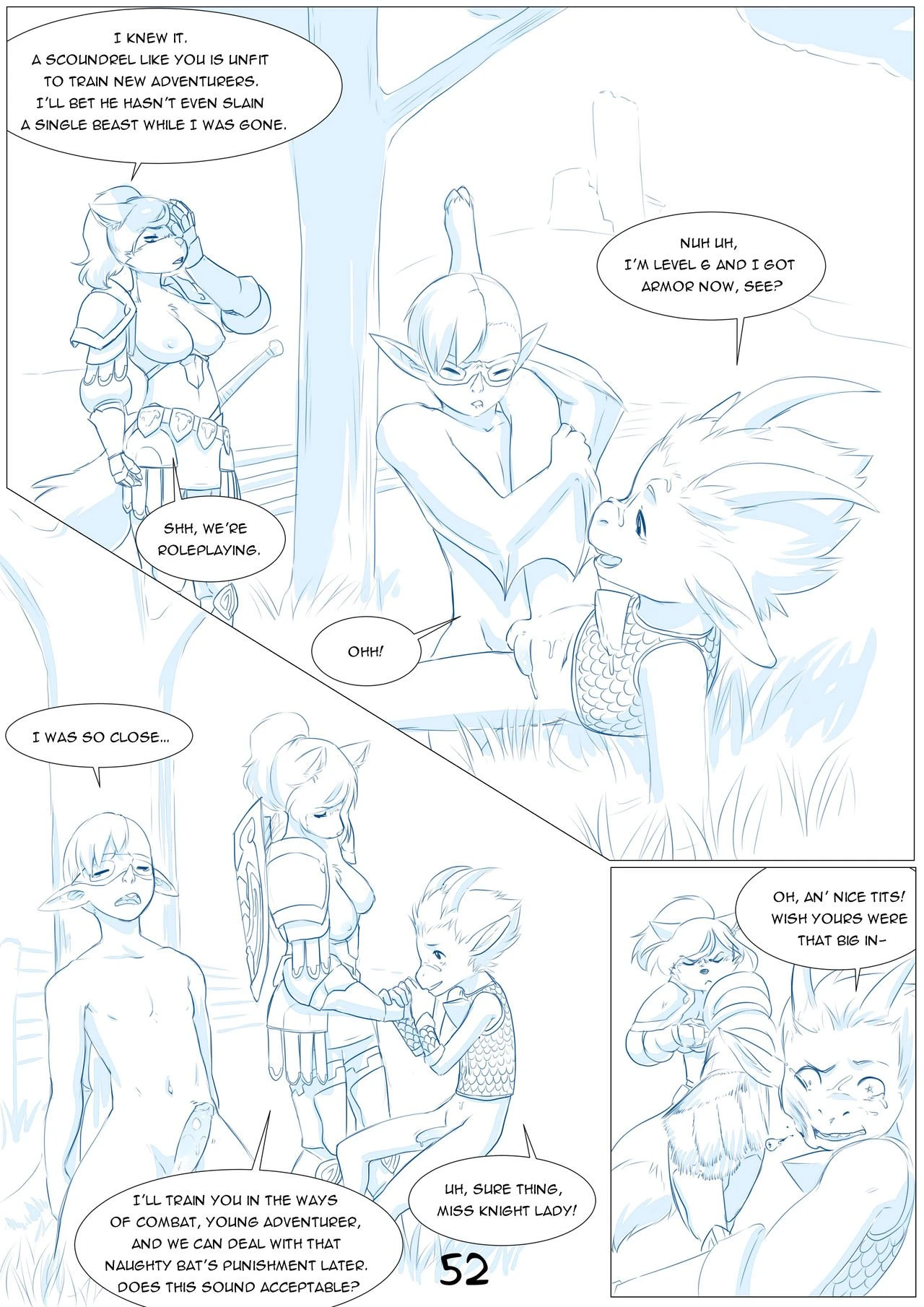 Furry Fantasy XIV Chapter 3 porn comic picture 53
