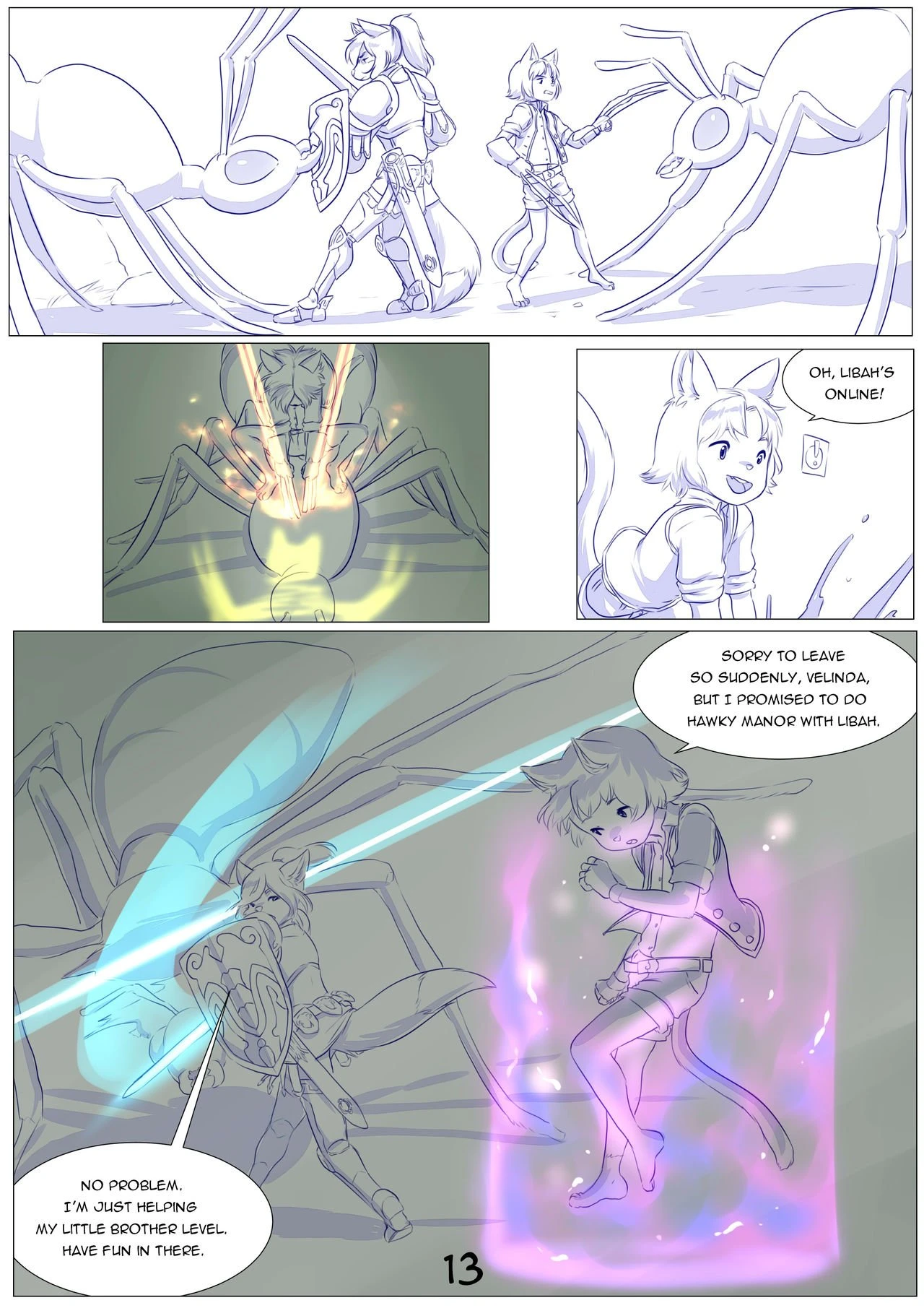 Furry Fantasy XIV Chapter 4 porn comic picture 14