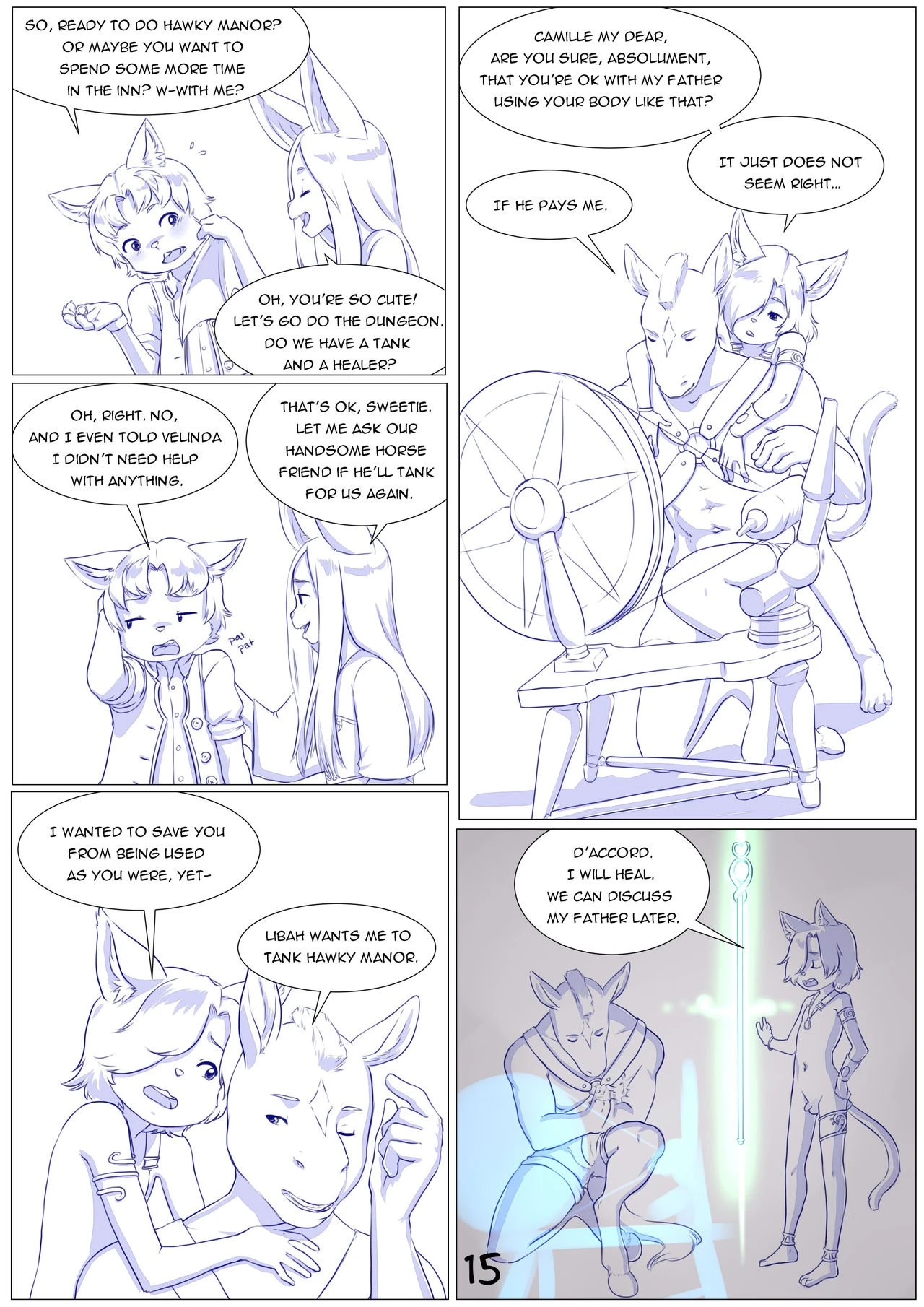Furry Fantasy XIV Chapter 4 porn comic picture 16