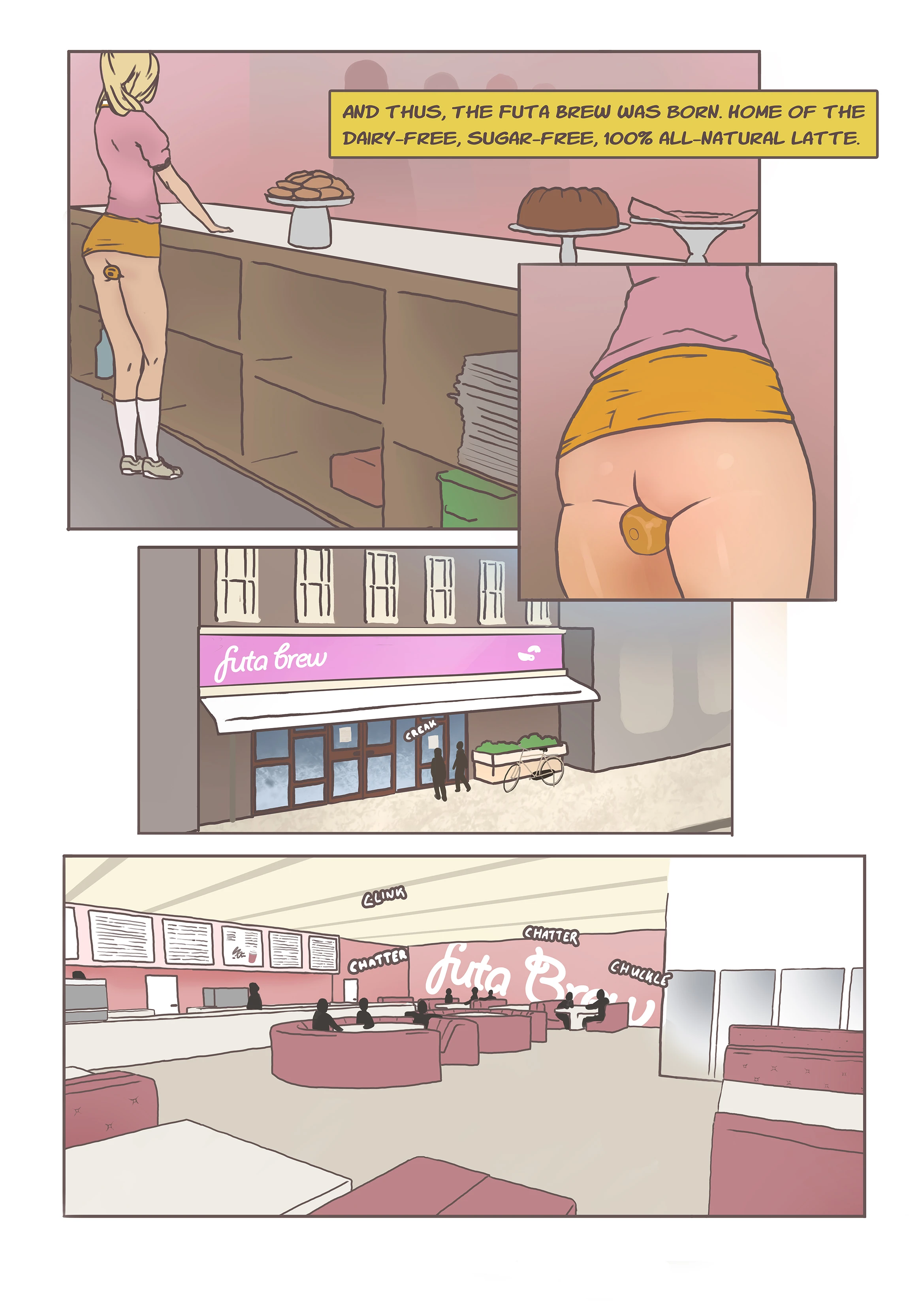 Futa Brew: The Long Pull porn comic picture 5