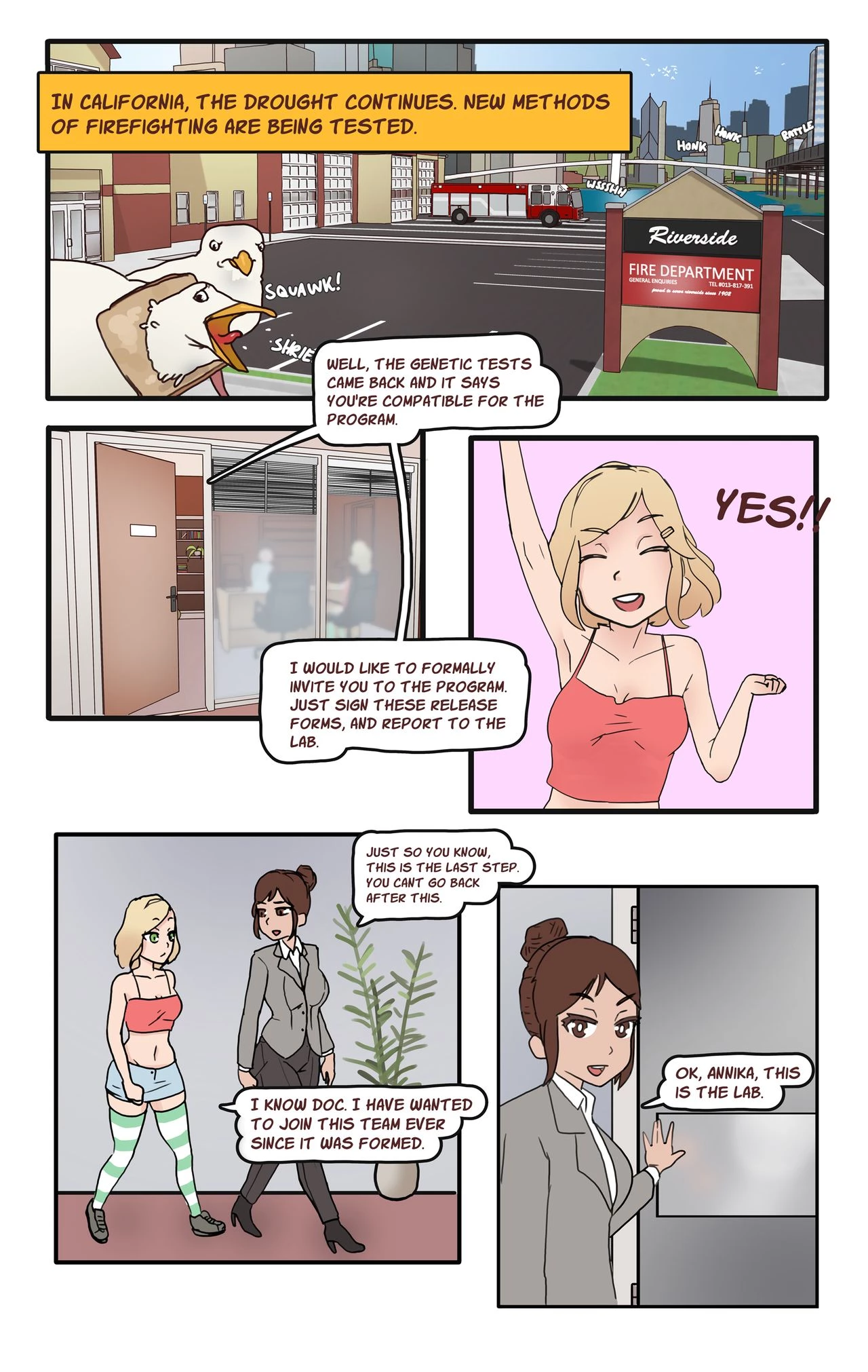 Futa FireFighters: Practical Applications: Training Day porn comic picture 2