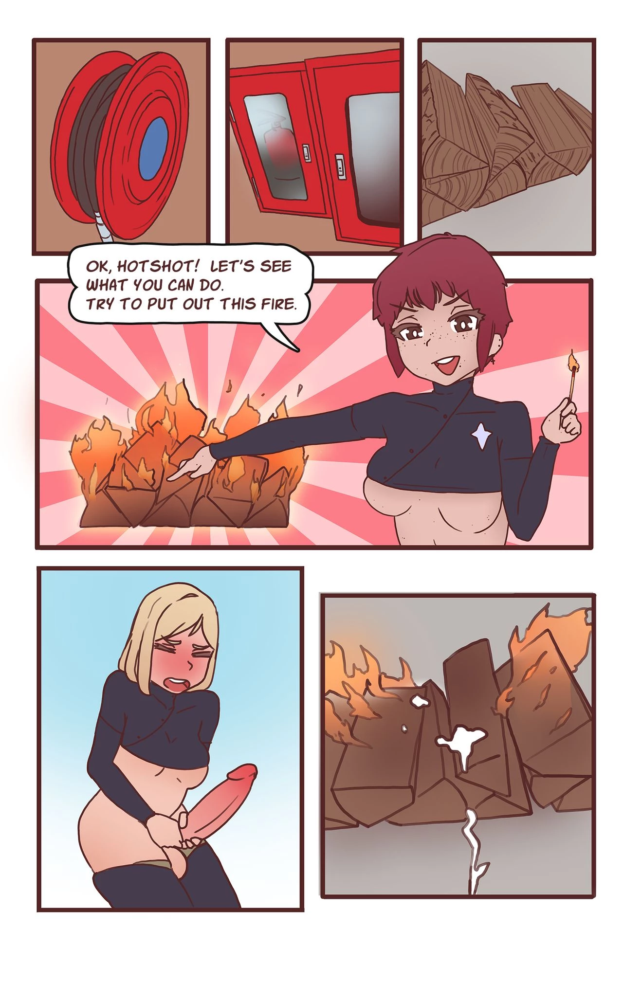 Futa FireFighters: Practical Applications: Training Day porn comic picture 7