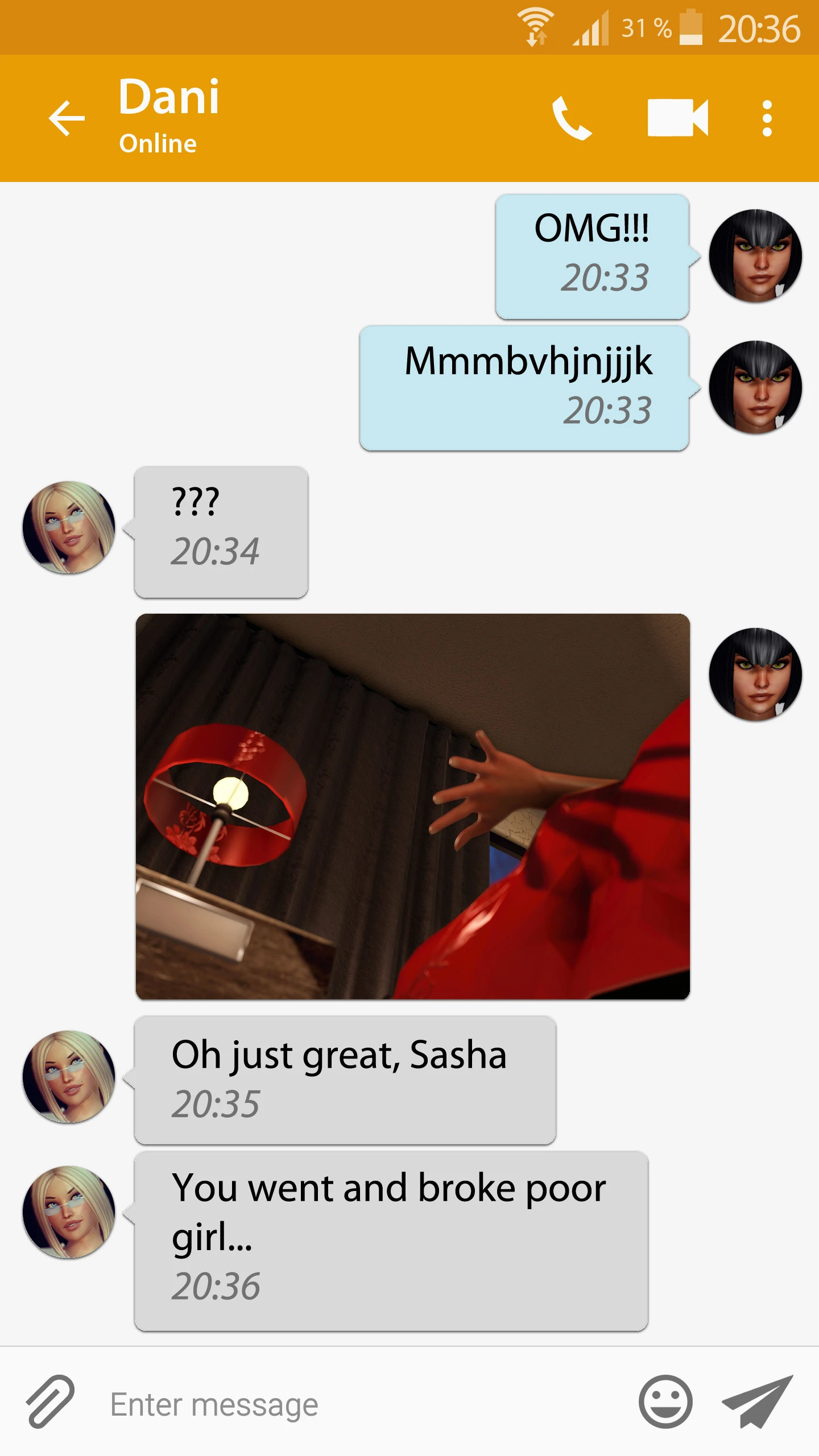 Futa Selfie porn comic picture 15