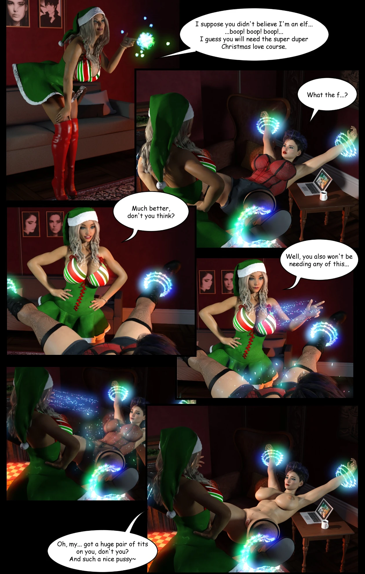 Futa Stories: A Very Bitchin' Christmas porn comic picture 4