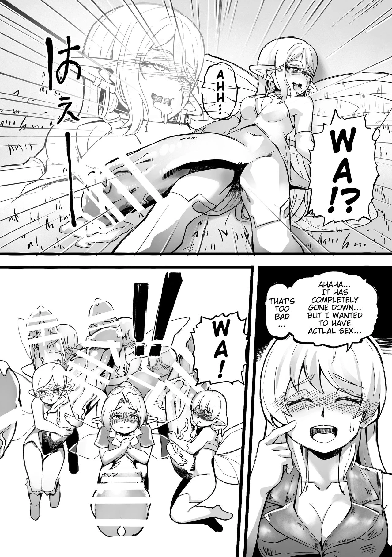 Futanari Fairy Forest porn comic picture 16