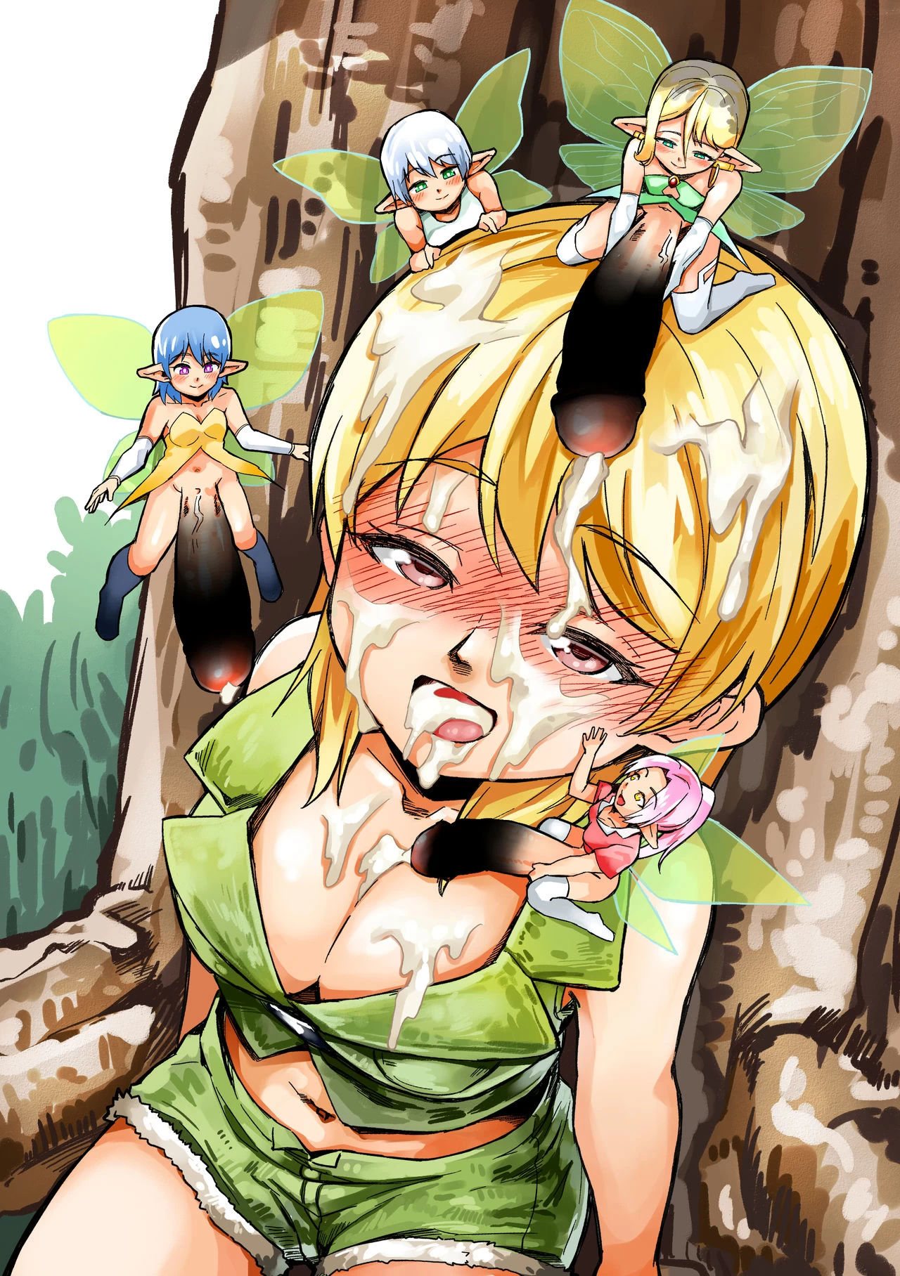 Futanari Fairy Forest porn comic picture 2