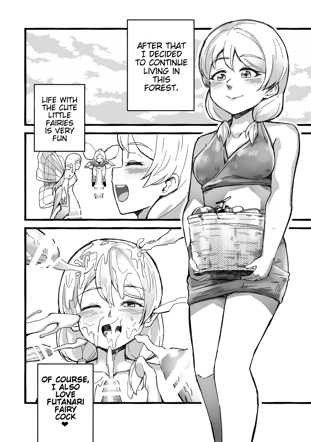 Futanari Fairy Forest porn comic picture 23