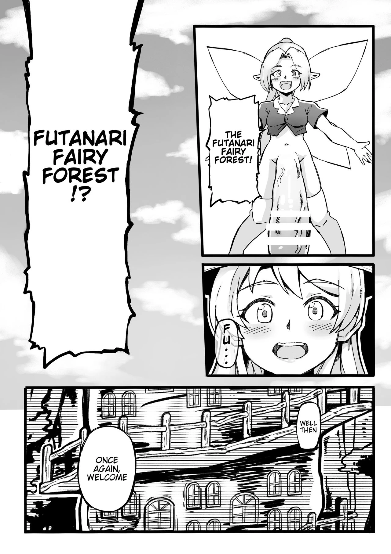 Futanari Fairy Forest porn comic picture 7