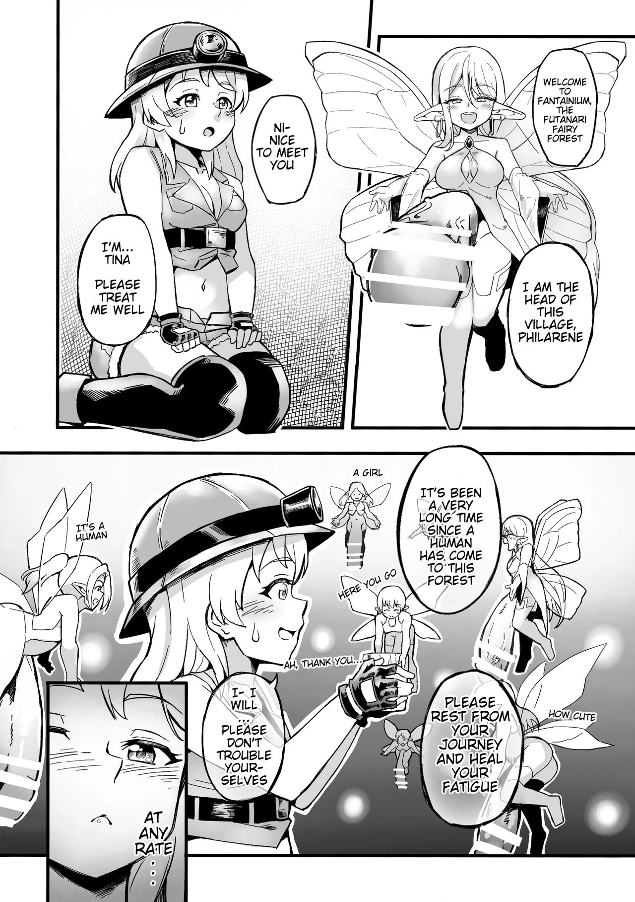 Futanari Fairy Forest porn comic picture 8