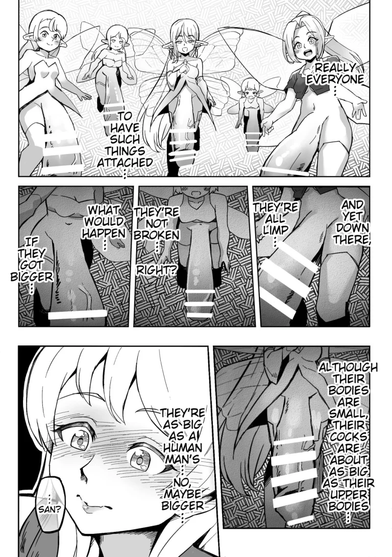 Futanari Fairy Forest porn comic picture 9
