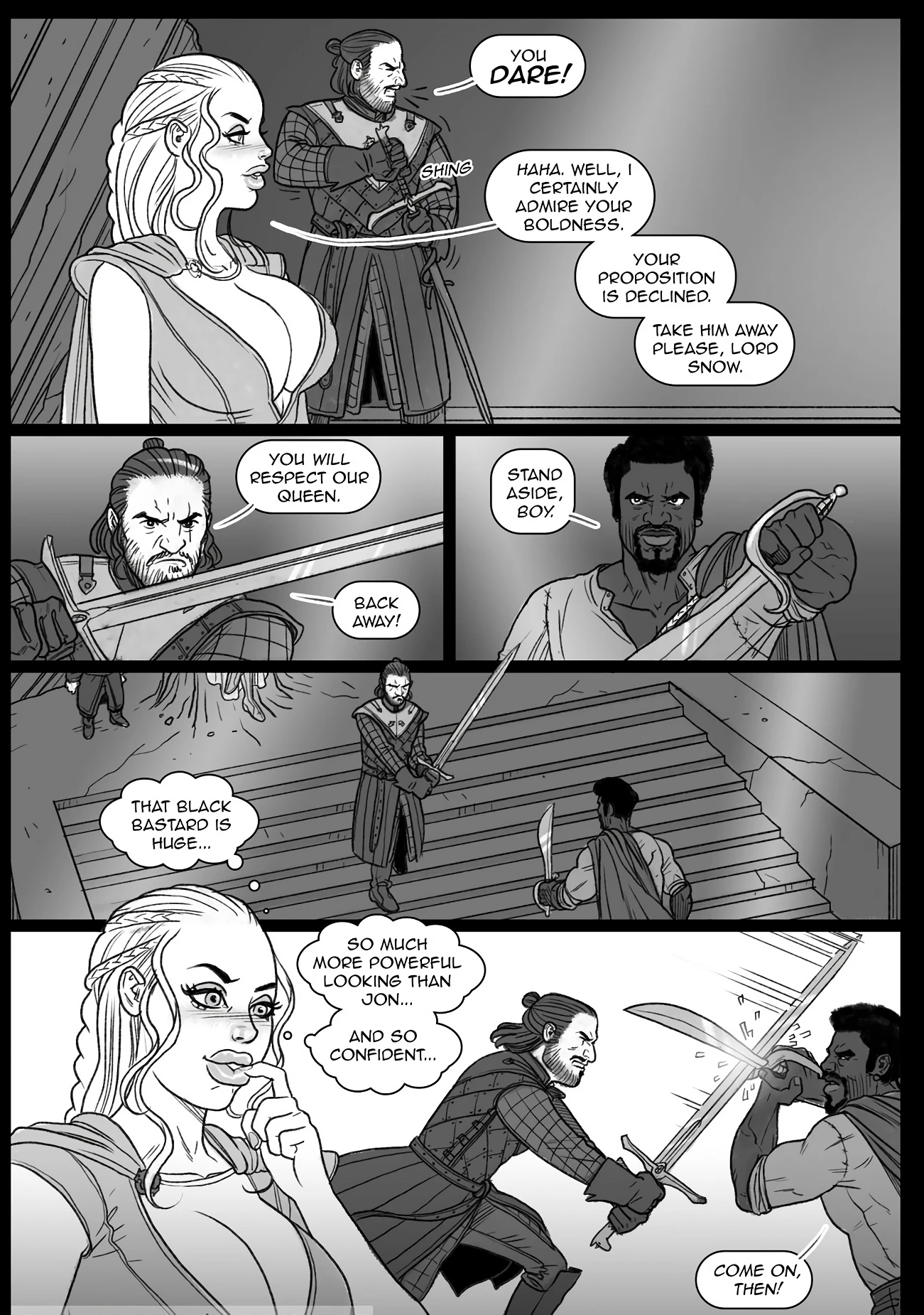 Game of Thrones- Blacked porn comic picture 3