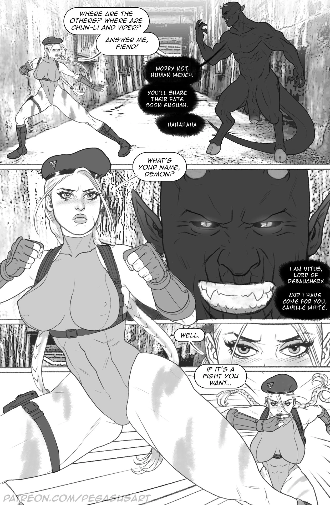 Game Over Girls: Cammy porn comic picture 3