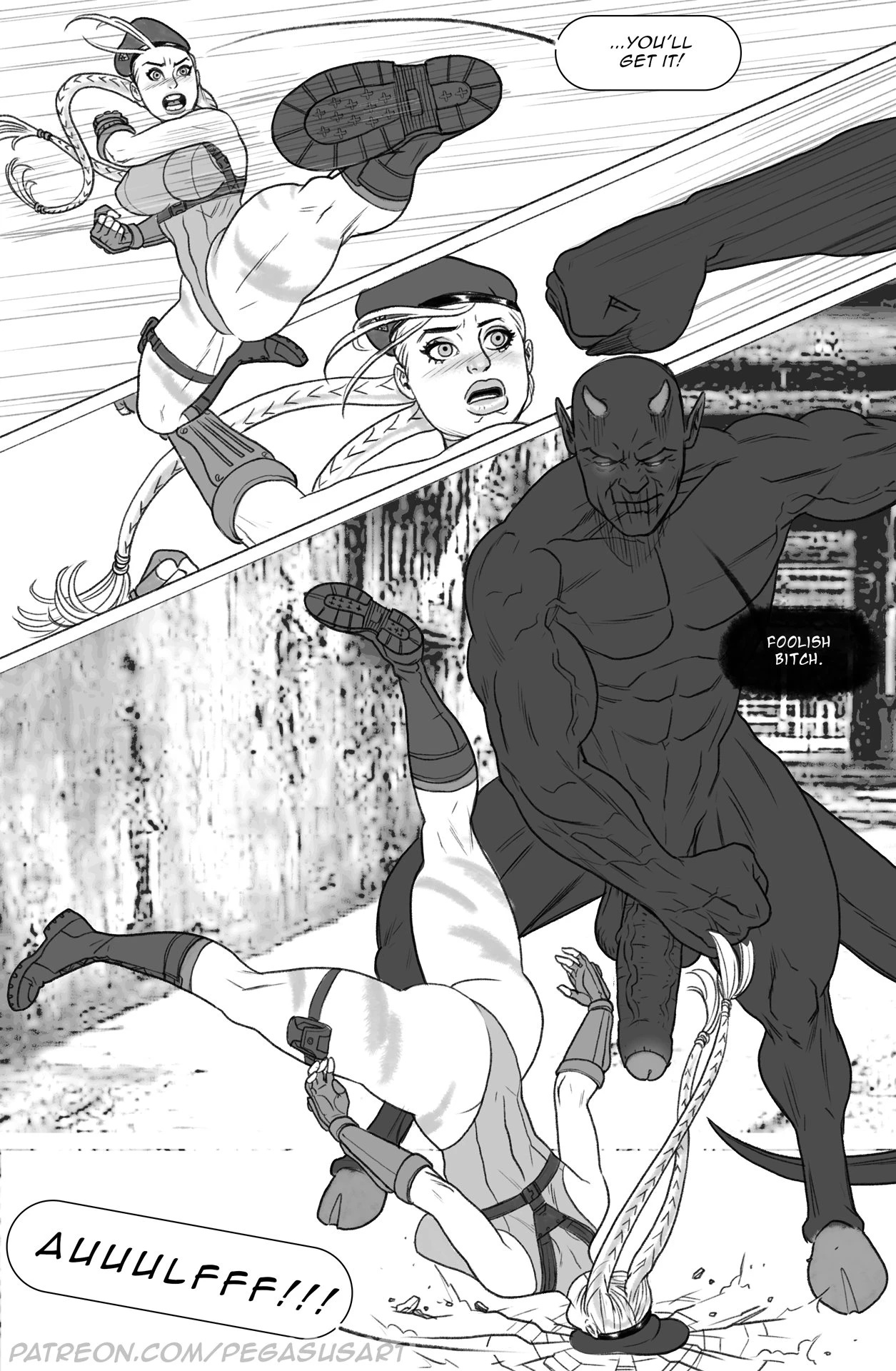 Game Over Girls: Cammy porn comic picture 4