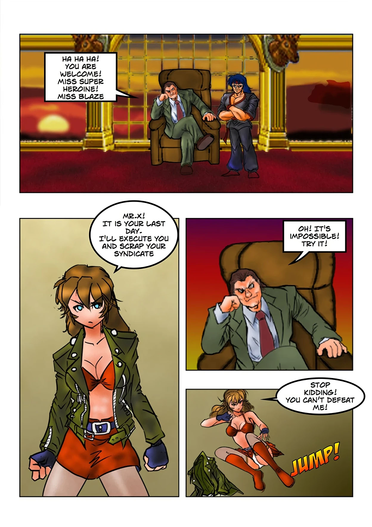 Gangbanging Blaze ep.0/SOR3J porn comic picture 1