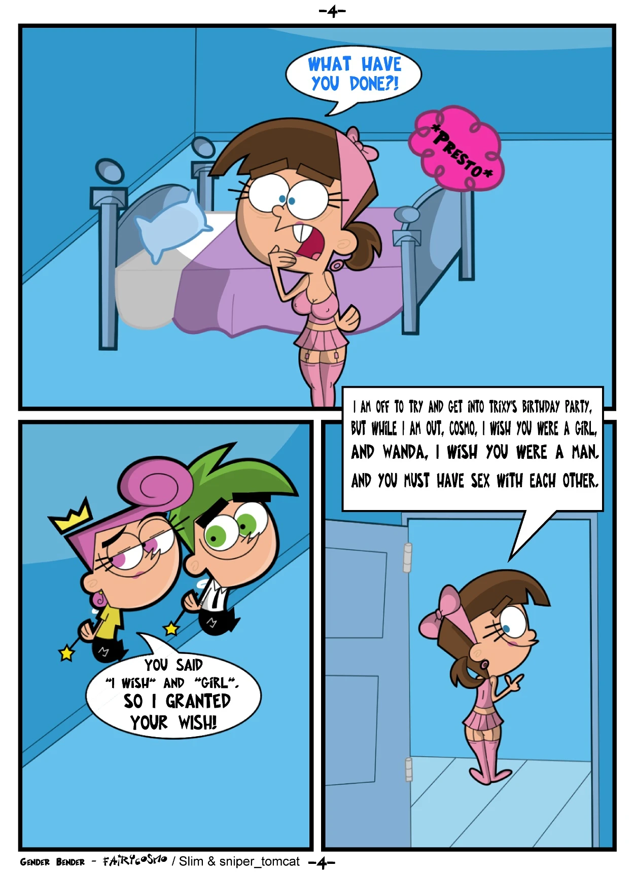 Gender Bender porn comic picture 5