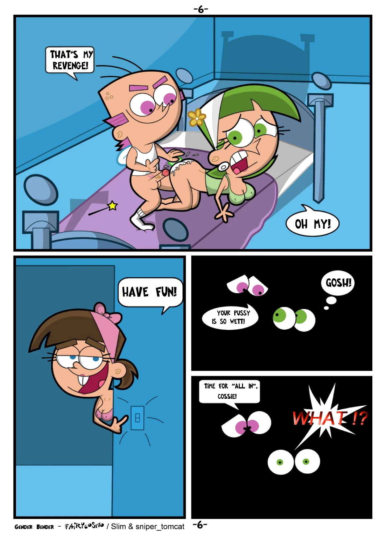 Gender Bender porn comic picture 7