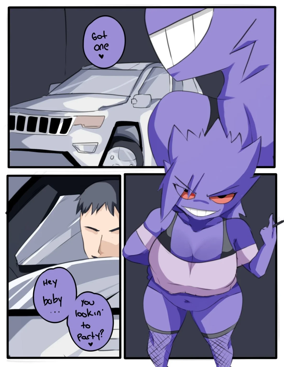 Gengar Prostitution porn comic picture 1
