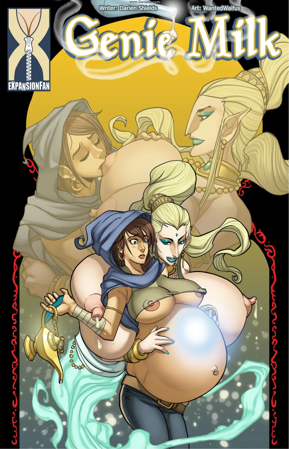 Genie milk porn comic picture 1