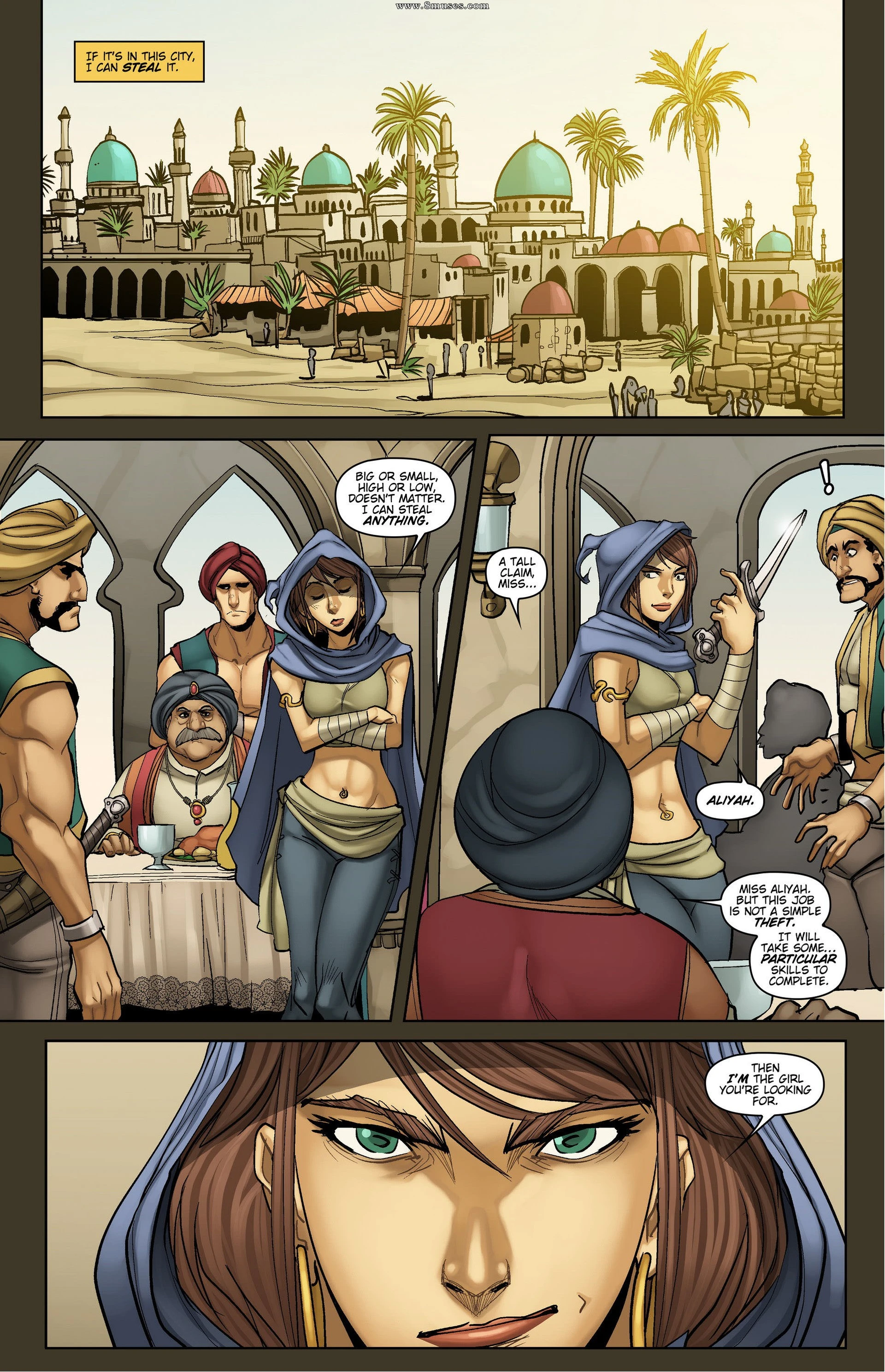 Genie milk porn comic picture 3