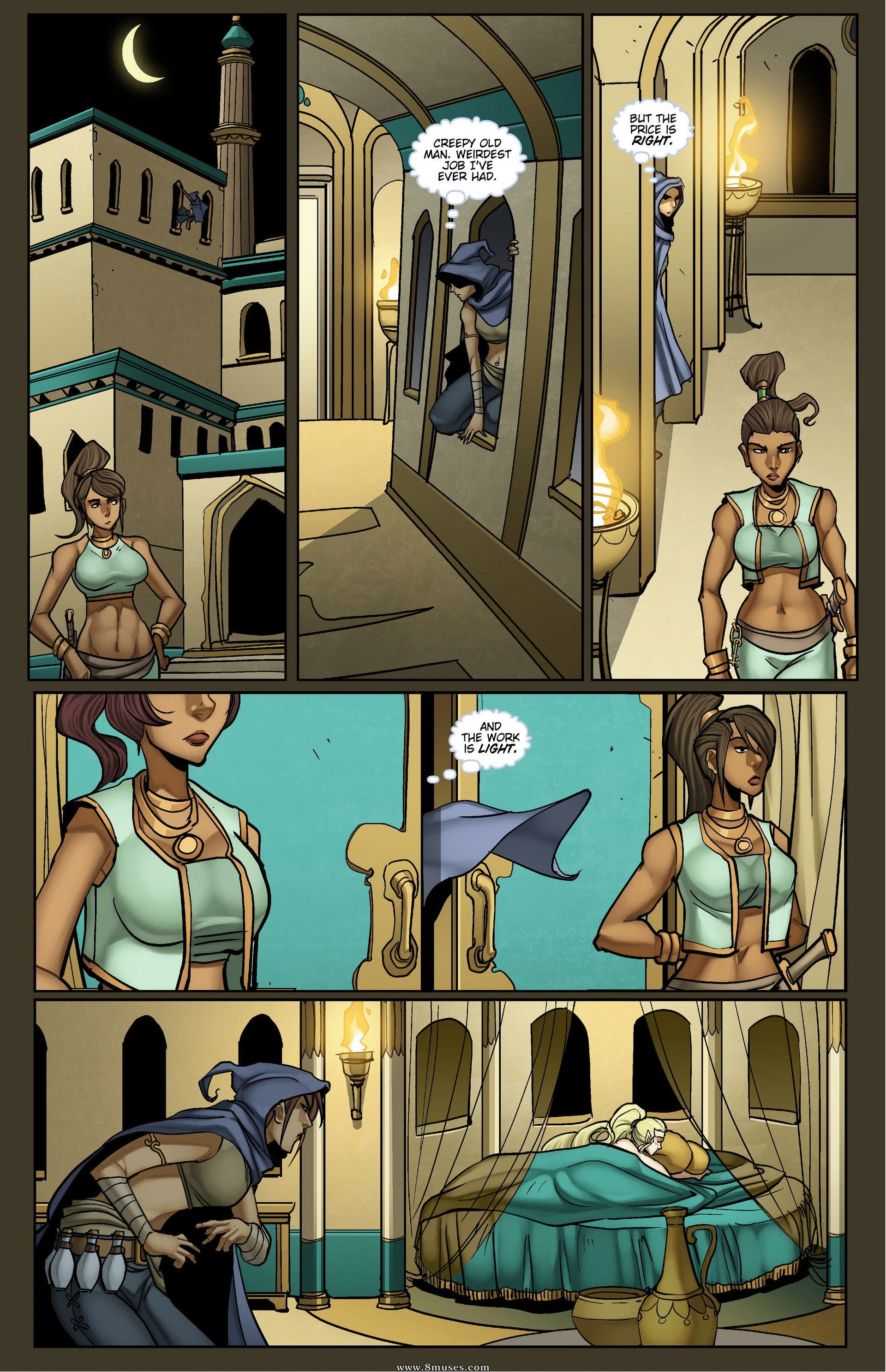 Genie milk porn comic picture 5