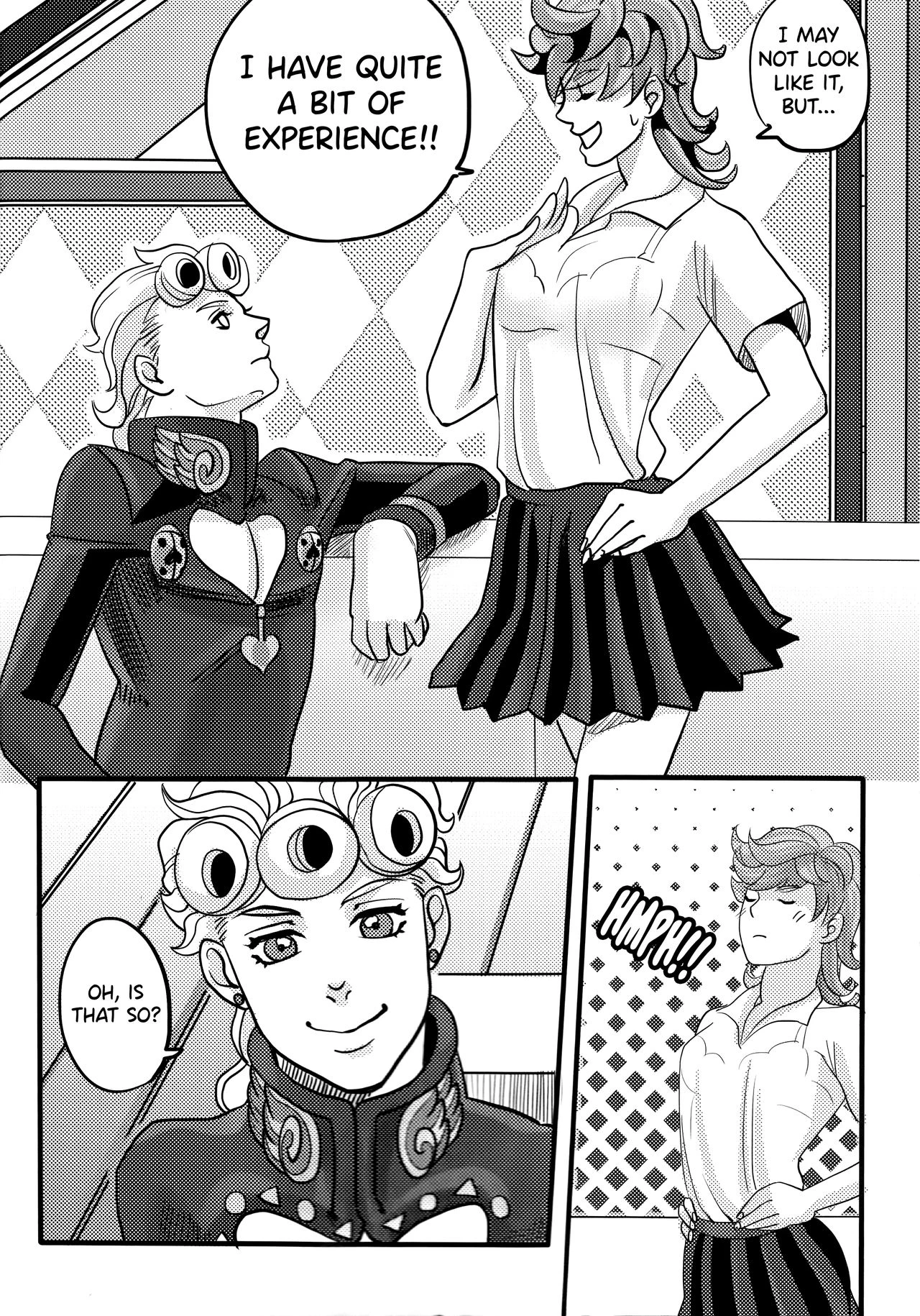 Giorno x Trish porn comic picture 11