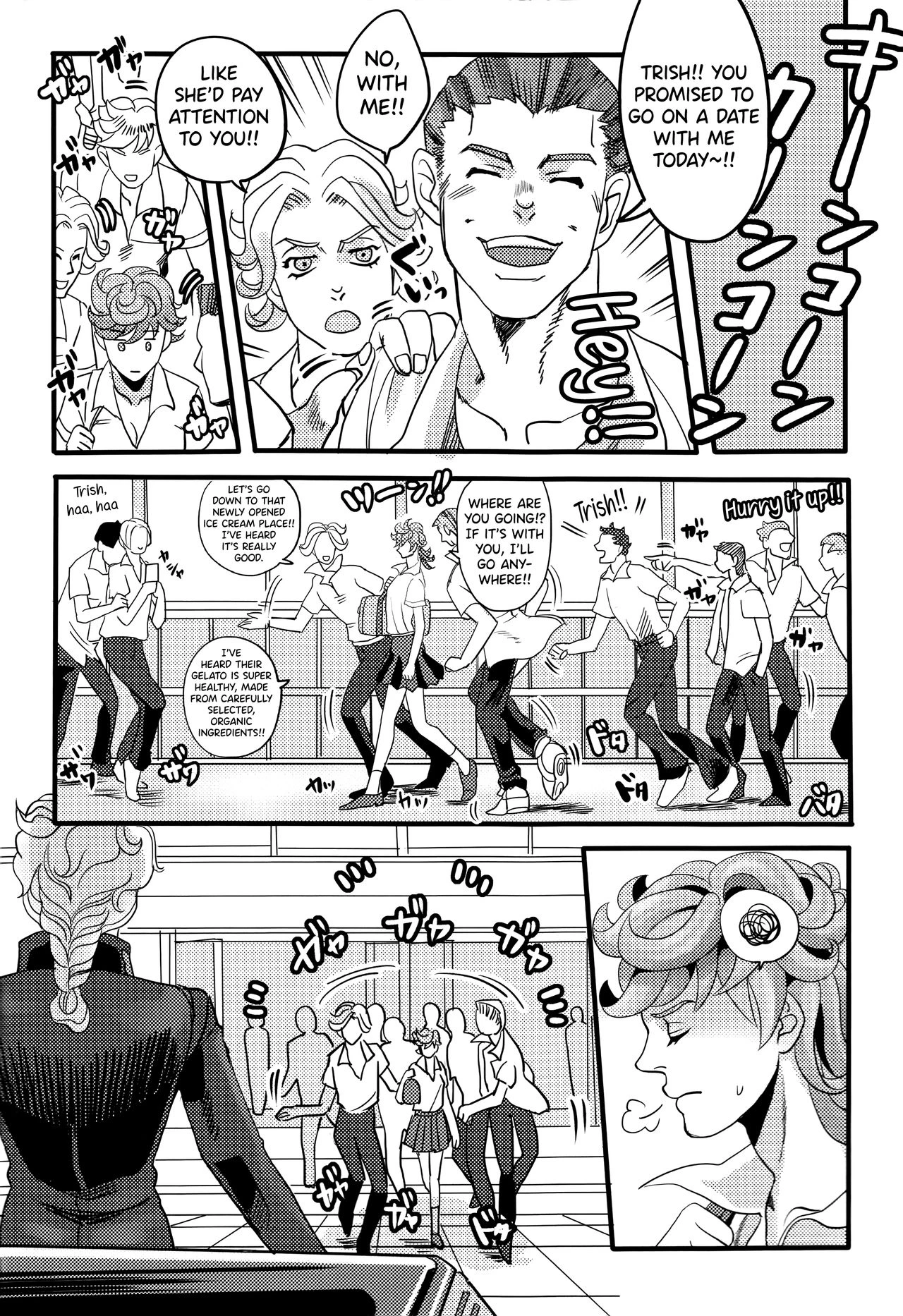 Giorno x Trish porn comic picture 5