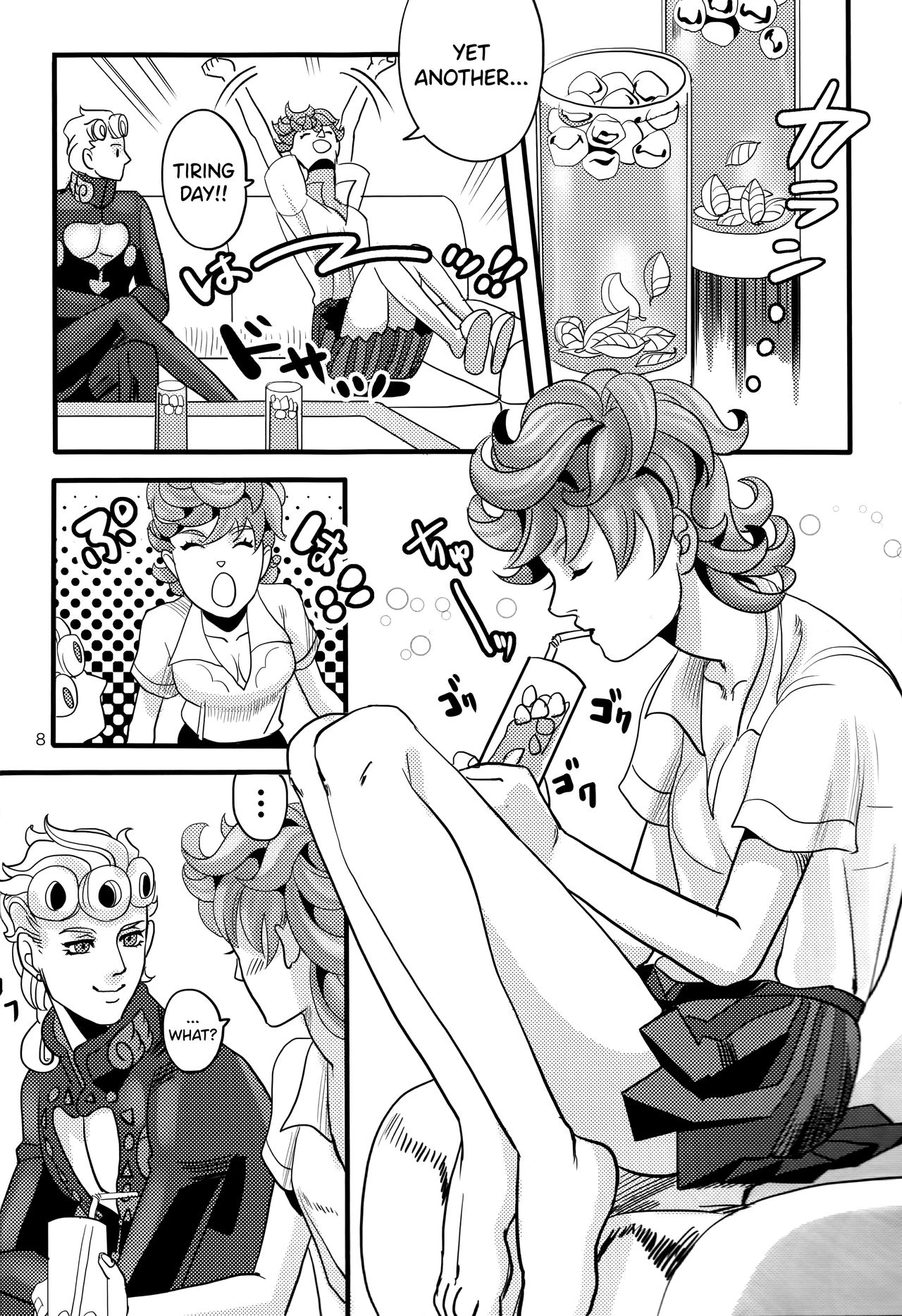 Giorno x Trish porn comic picture 7