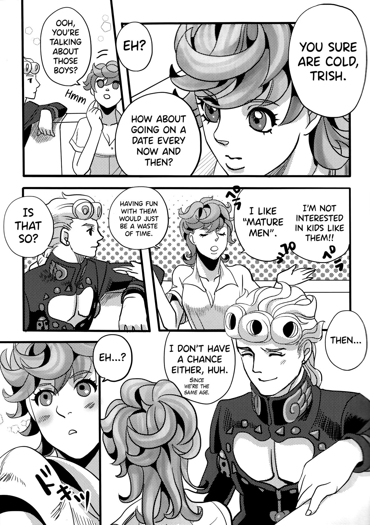 Giorno x Trish porn comic picture 8