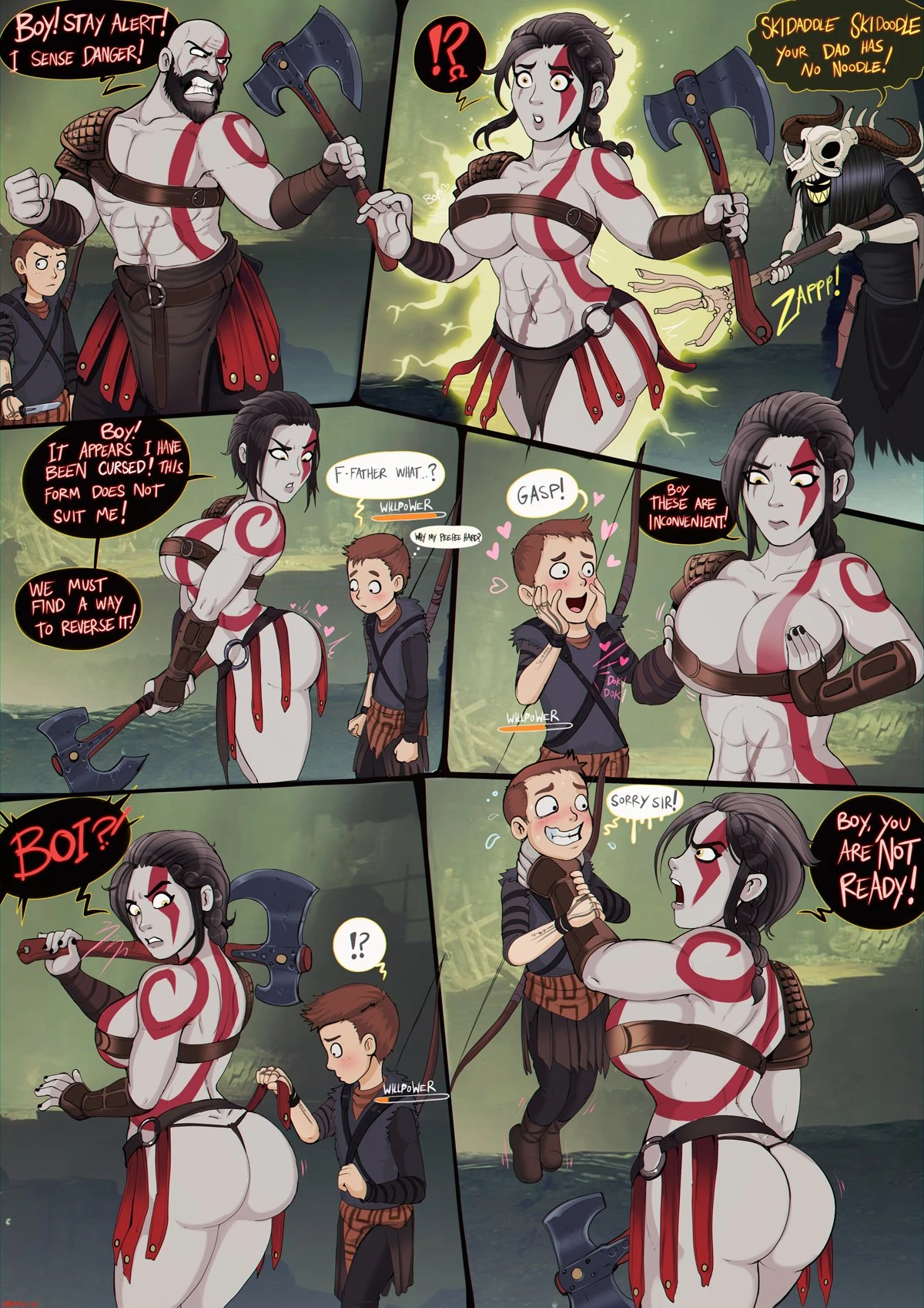 God of War porn comic picture 1