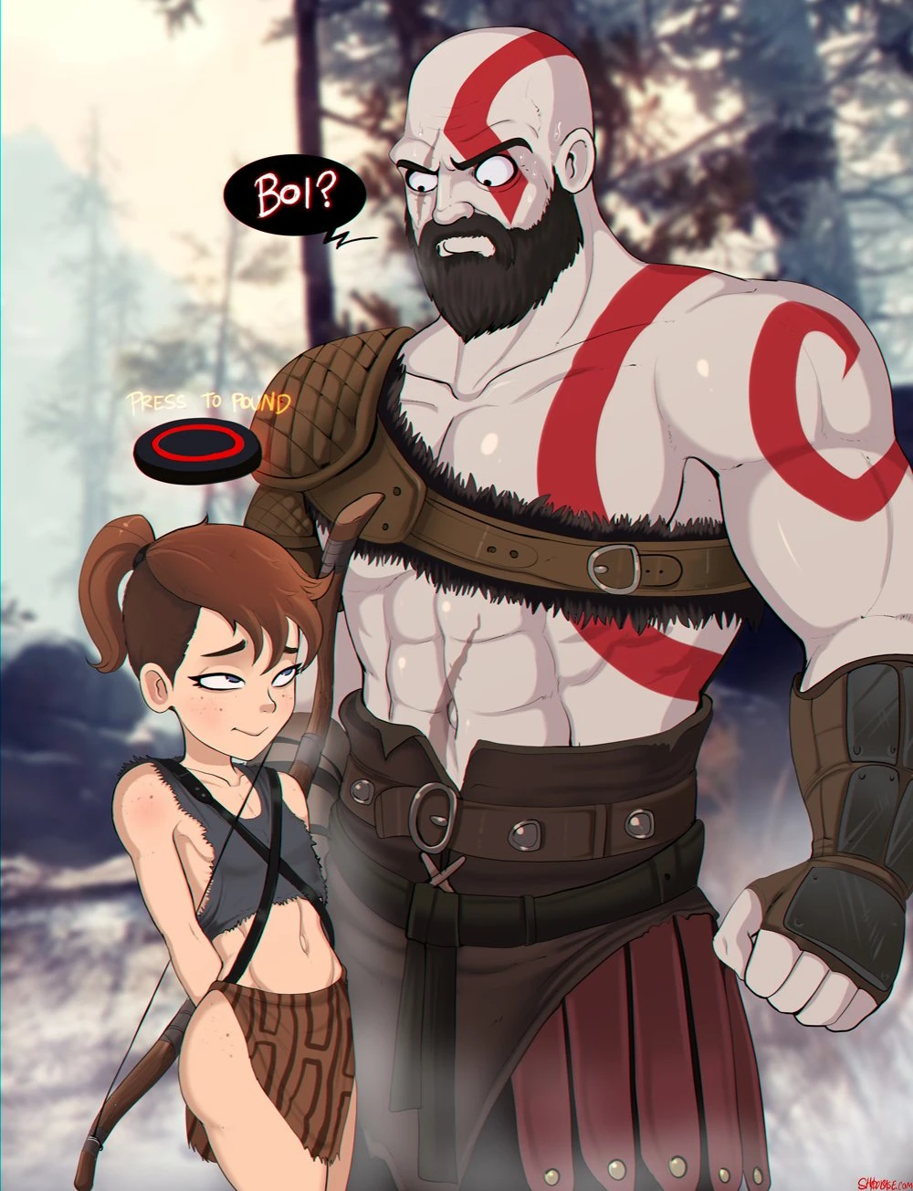 God of War porn comic picture 6