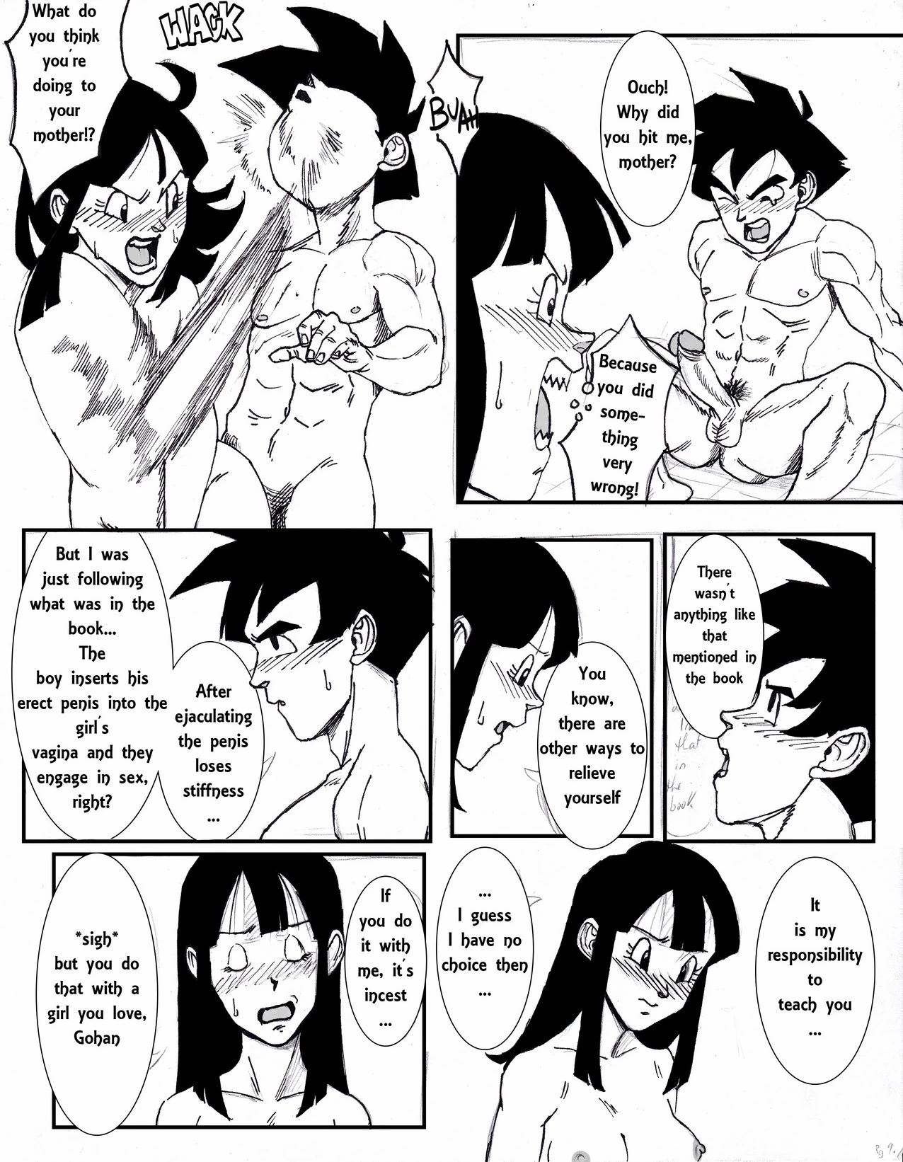 GohanXChichi porn comic picture 11