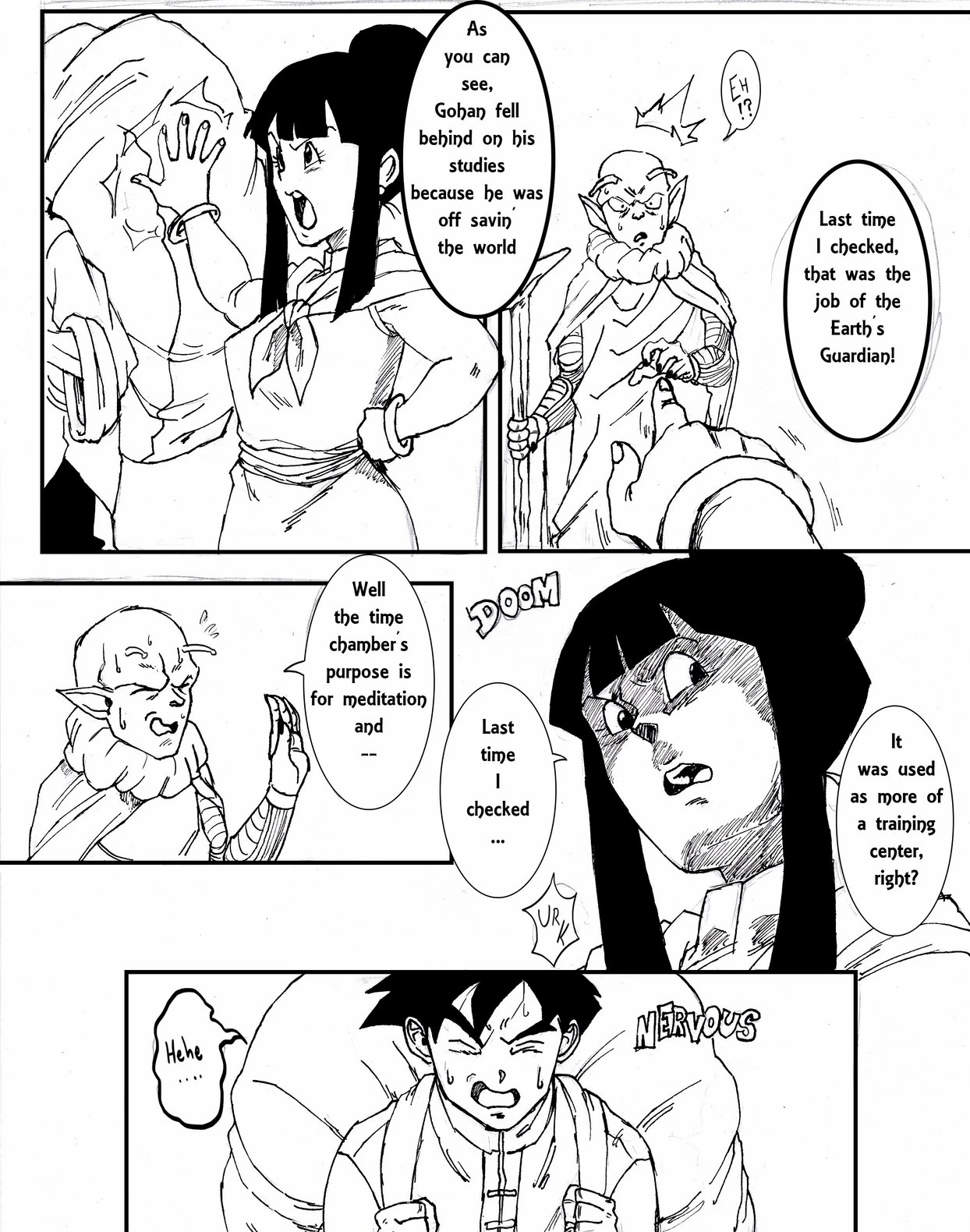 GohanXChichi porn comic picture 5