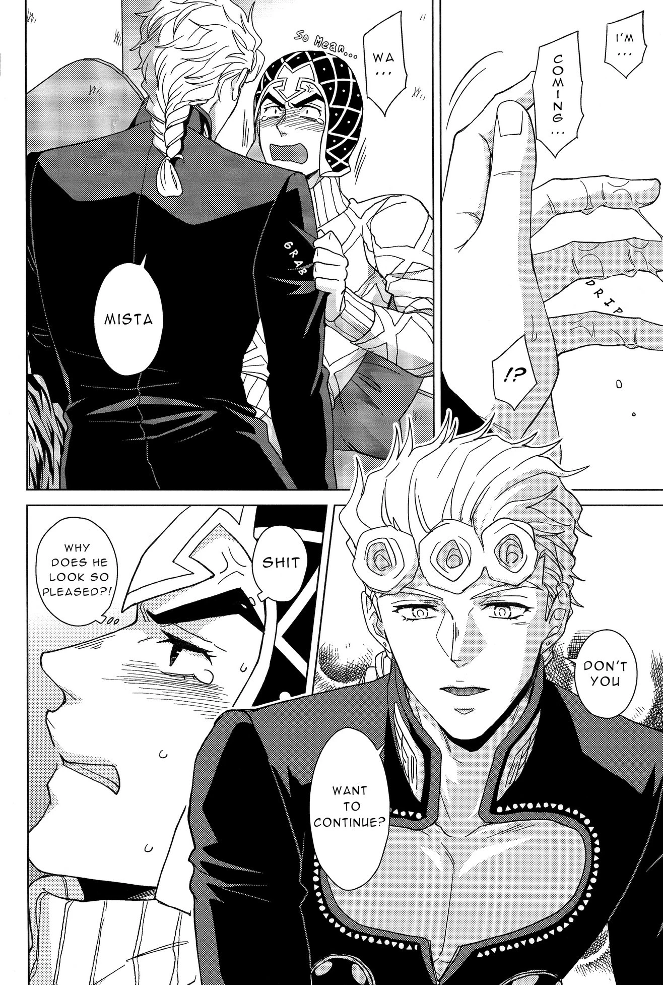 Guido Mista is a man porn comic picture 21