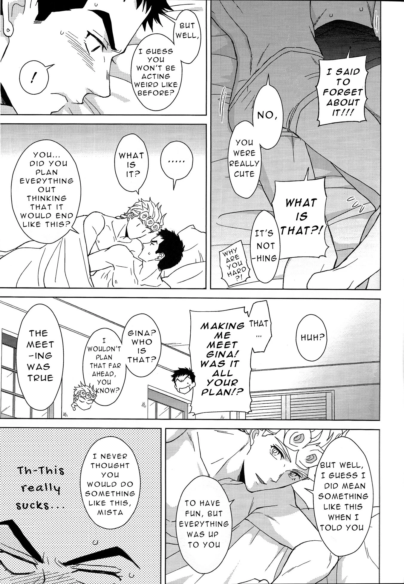 Guido Mista is a man porn comic picture 28