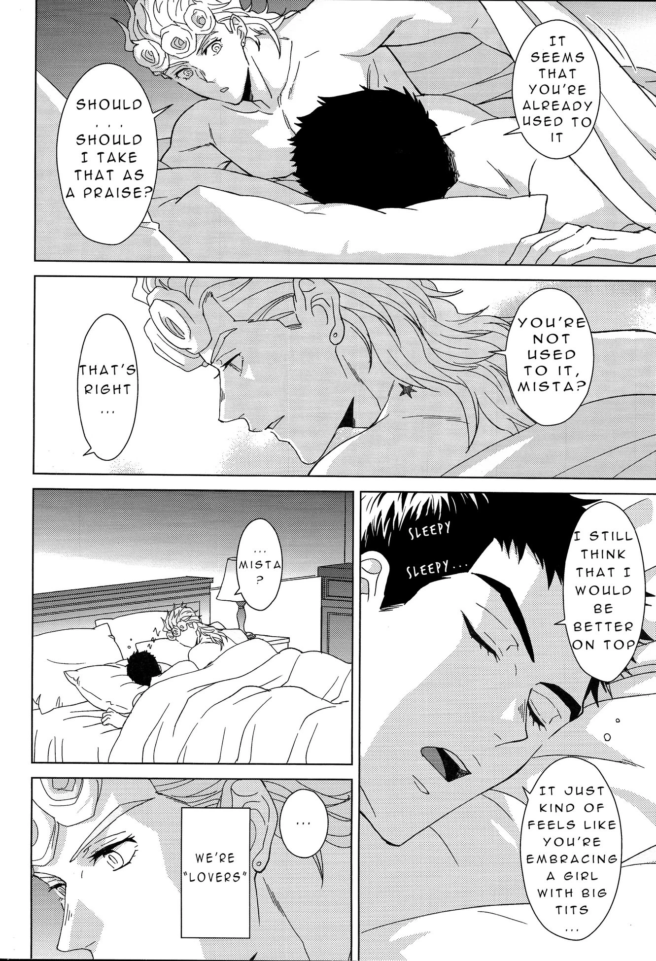 Guido Mista is a man porn comic picture 5