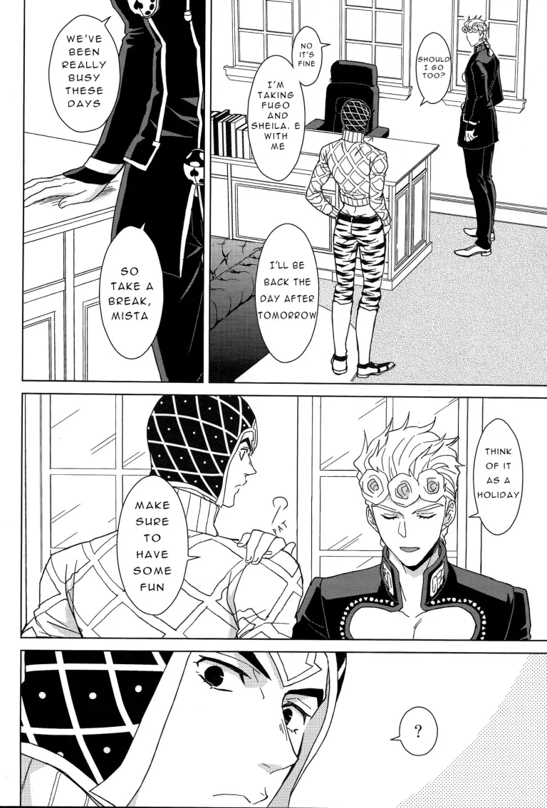 Guido Mista is a man porn comic picture 7