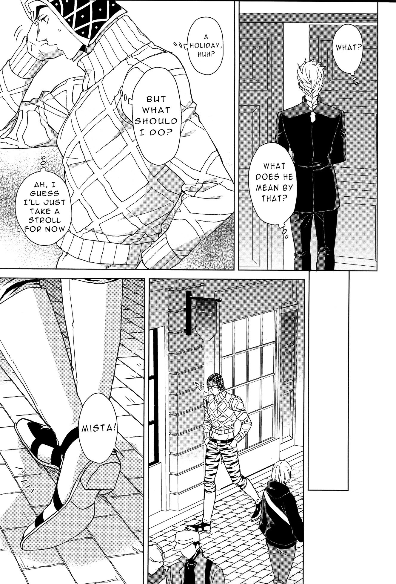 Guido Mista is a man porn comic picture 8