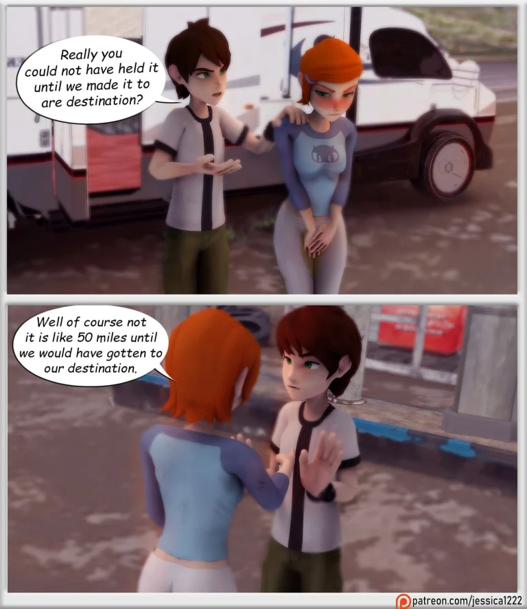 Gwen get the right kind of cock porn comic picture 1