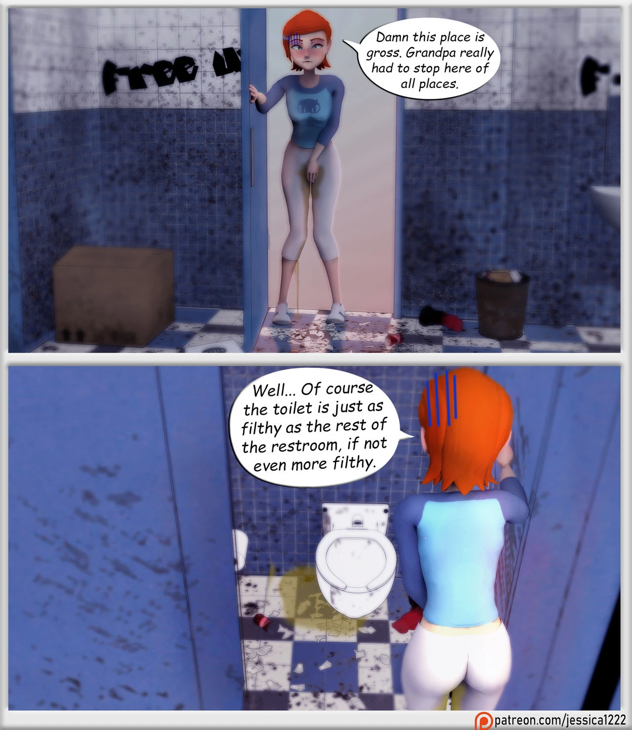 Gwen get the right kind of cock porn comic picture 2