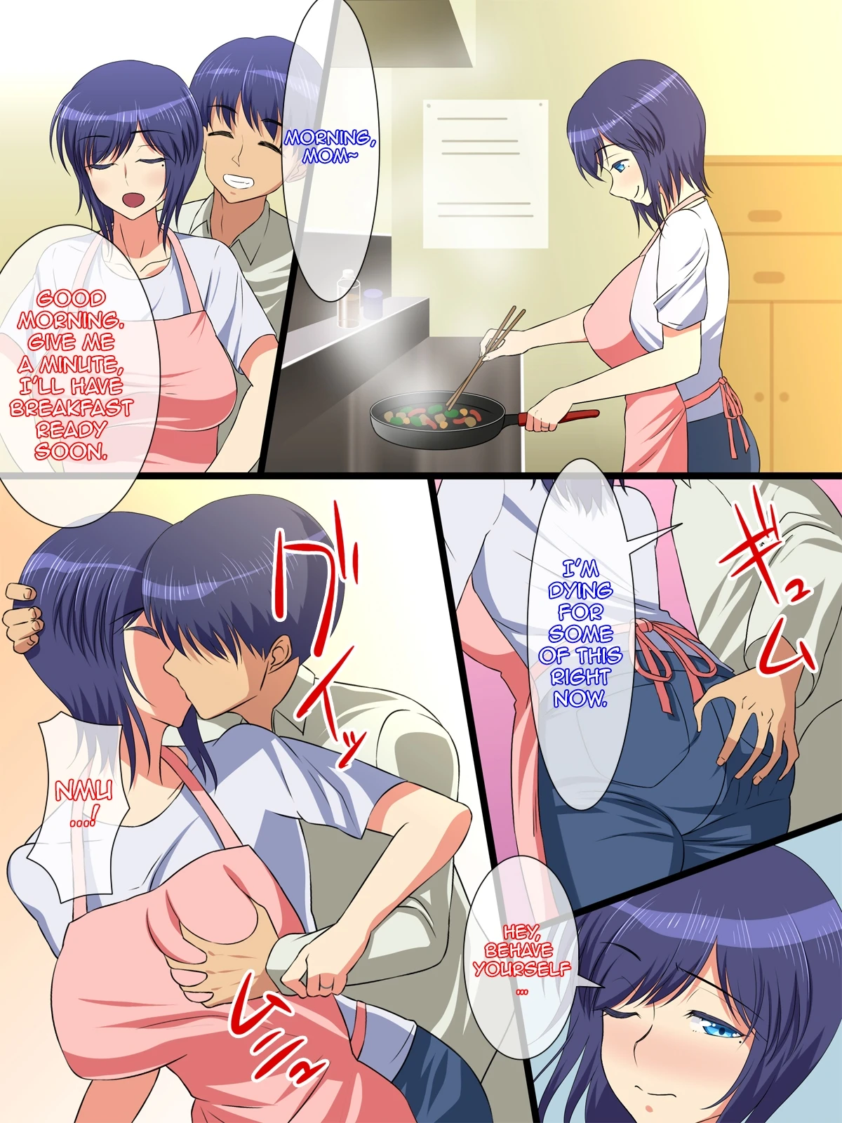 Hahabote! Dougan Kyonyuu Okaasan ga Musuko ni Haramasarete Shiawase ni Naru Hanashi porn comic picture 28